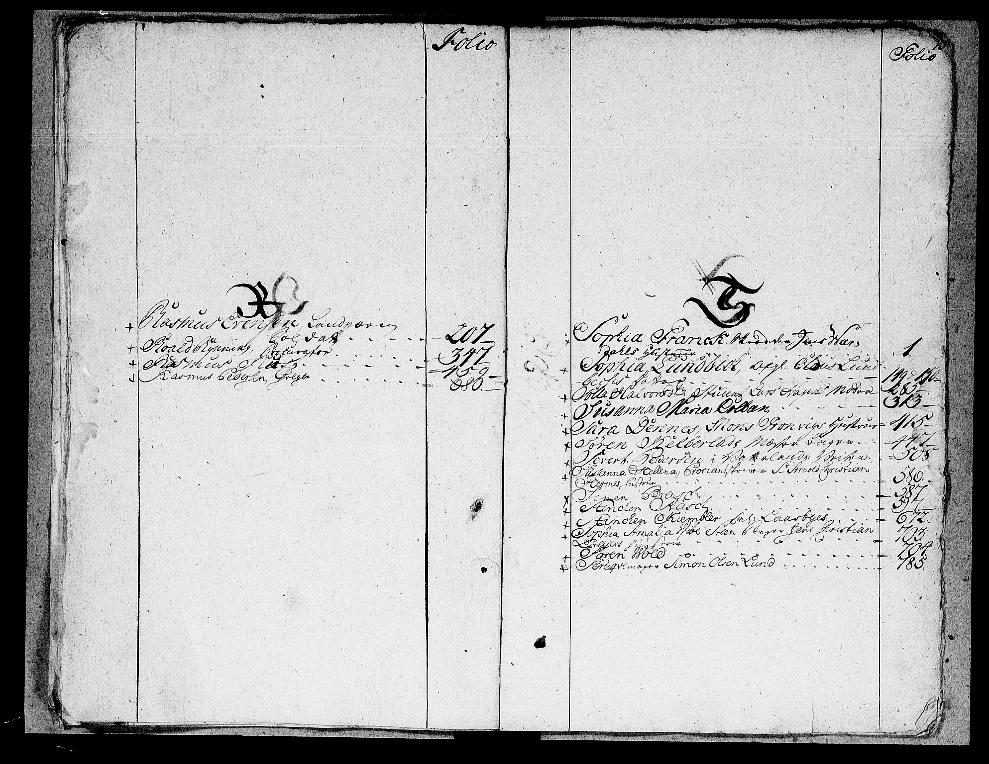 Trondheim byfogd, AV/SAT-A-0003/1/3/3Ae/L0001: Skifteregister - Reg. til 3A0022-25. U, 1740-1901, p. 13