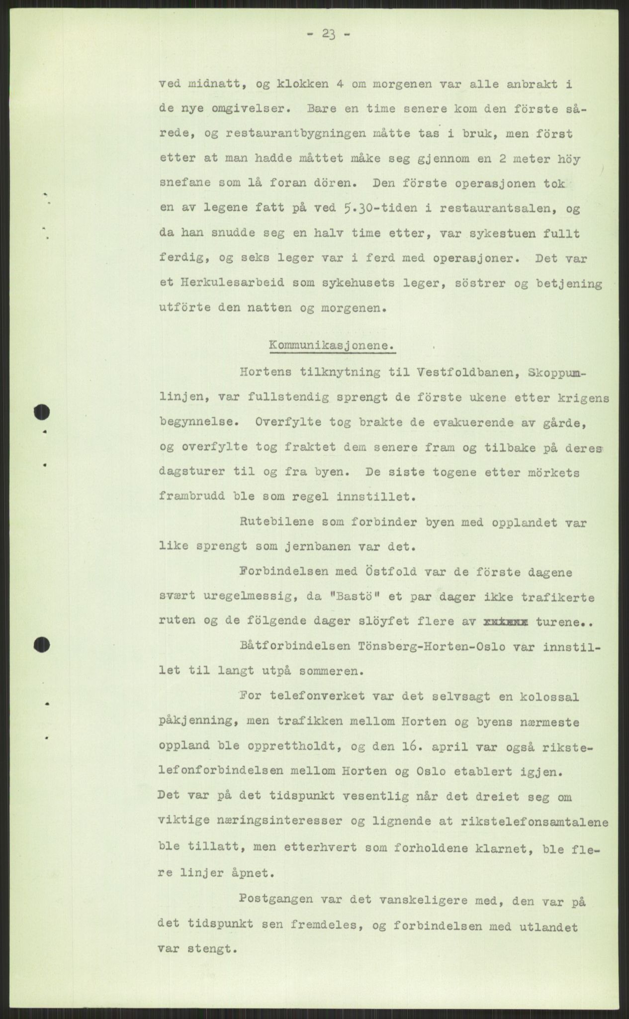 Forsvaret, Forsvarets krigshistoriske avdeling, AV/RA-RAFA-2017/Y/Ya/L0014: II-C-11-31 - Fylkesmenn.  Rapporter om krigsbegivenhetene 1940., 1940, p. 568