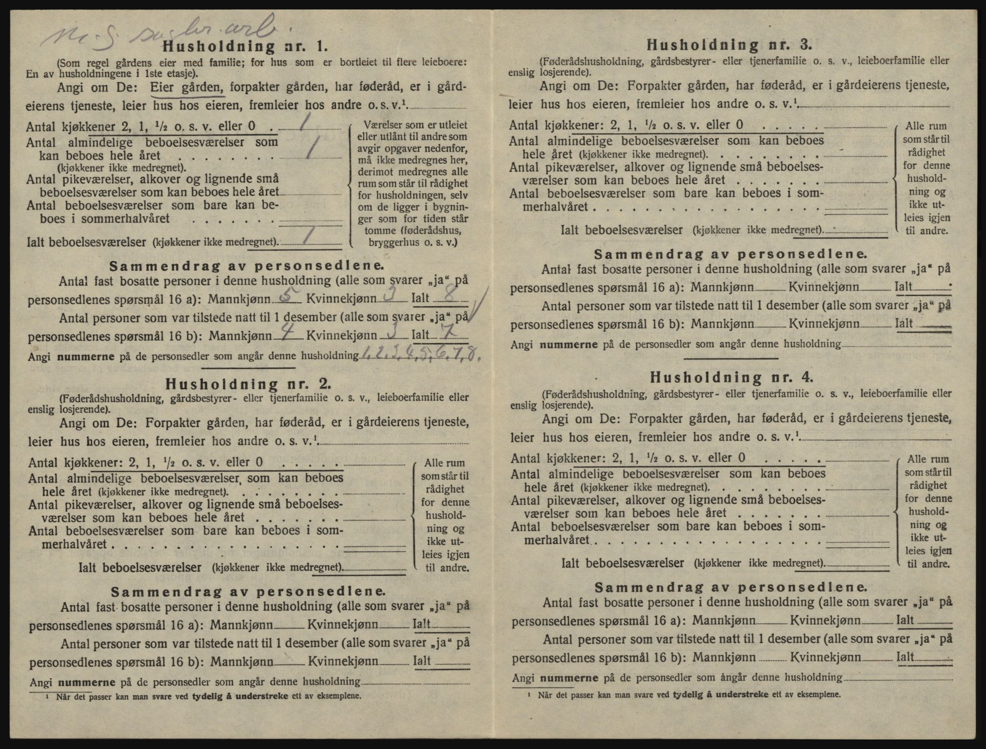 SAO, 1920 census for Glemmen, 1920, p. 1978