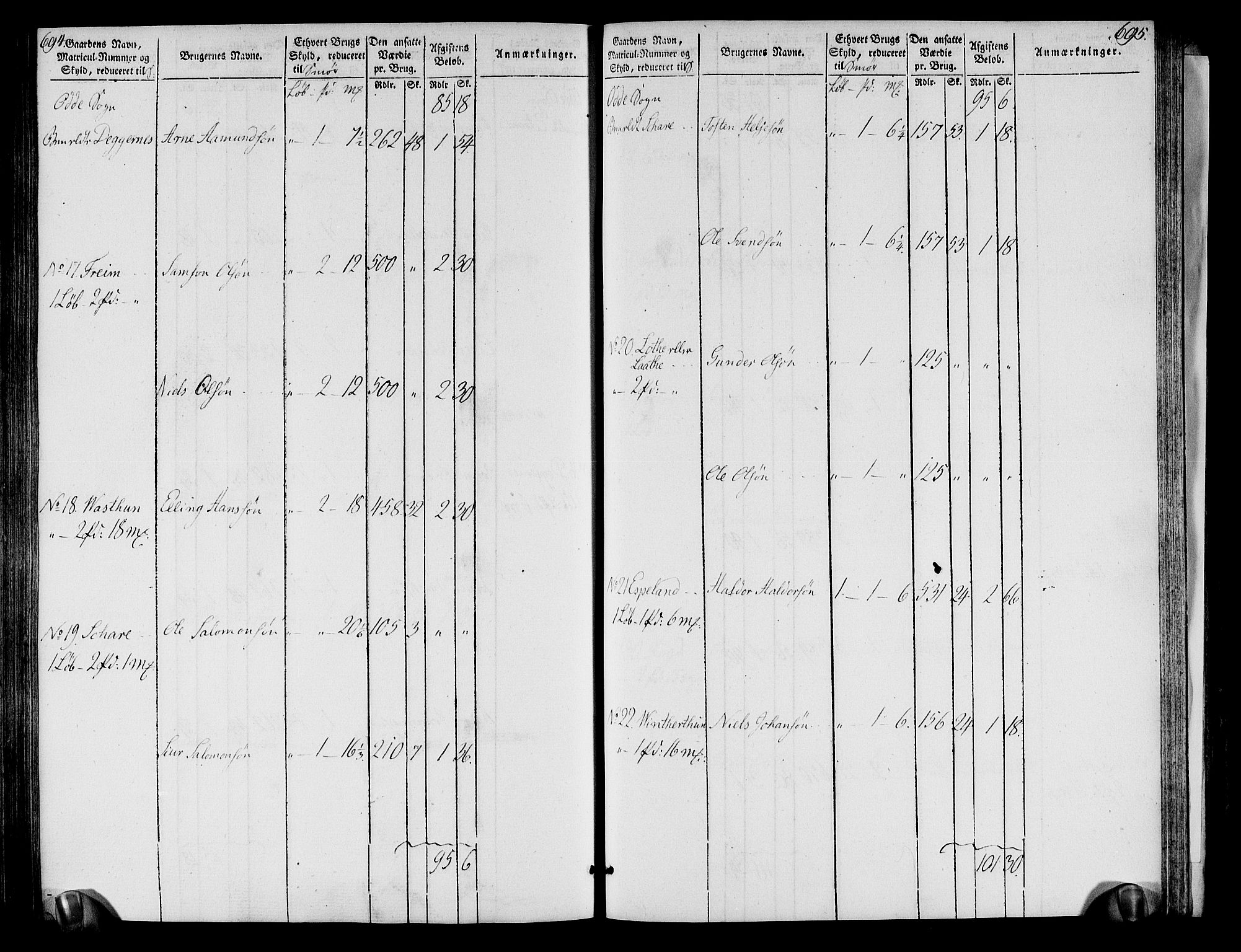 Rentekammeret inntil 1814, Realistisk ordnet avdeling, AV/RA-EA-4070/N/Ne/Nea/L0109: Sunnhordland og Hardanger fogderi. Oppebørselsregister, 1803-1804, p. 351
