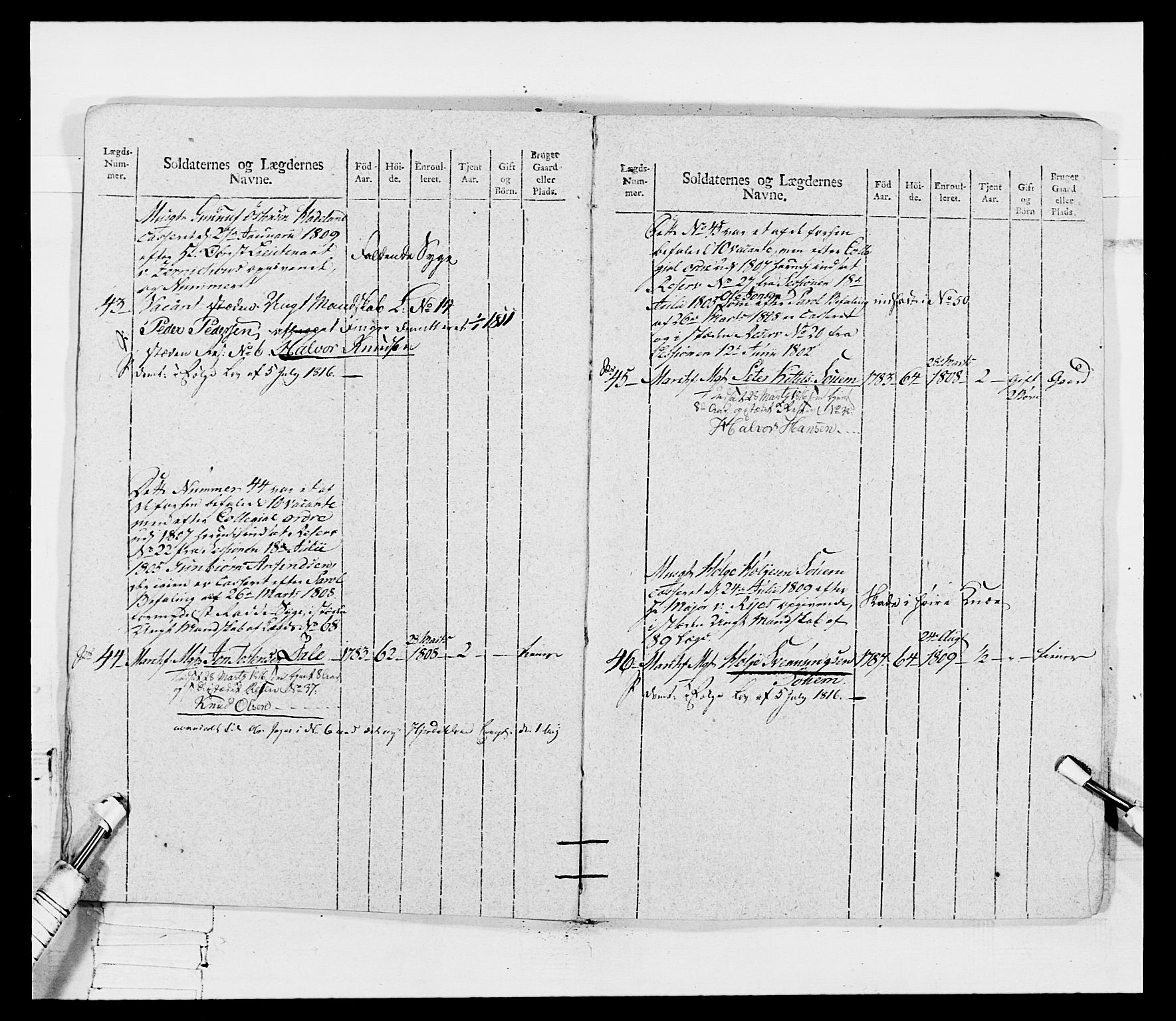 Generalitets- og kommissariatskollegiet, Det kongelige norske kommissariatskollegium, AV/RA-EA-5420/E/Eh/L0116: Telemarkske nasjonale infanteriregiment, 1810, p. 72