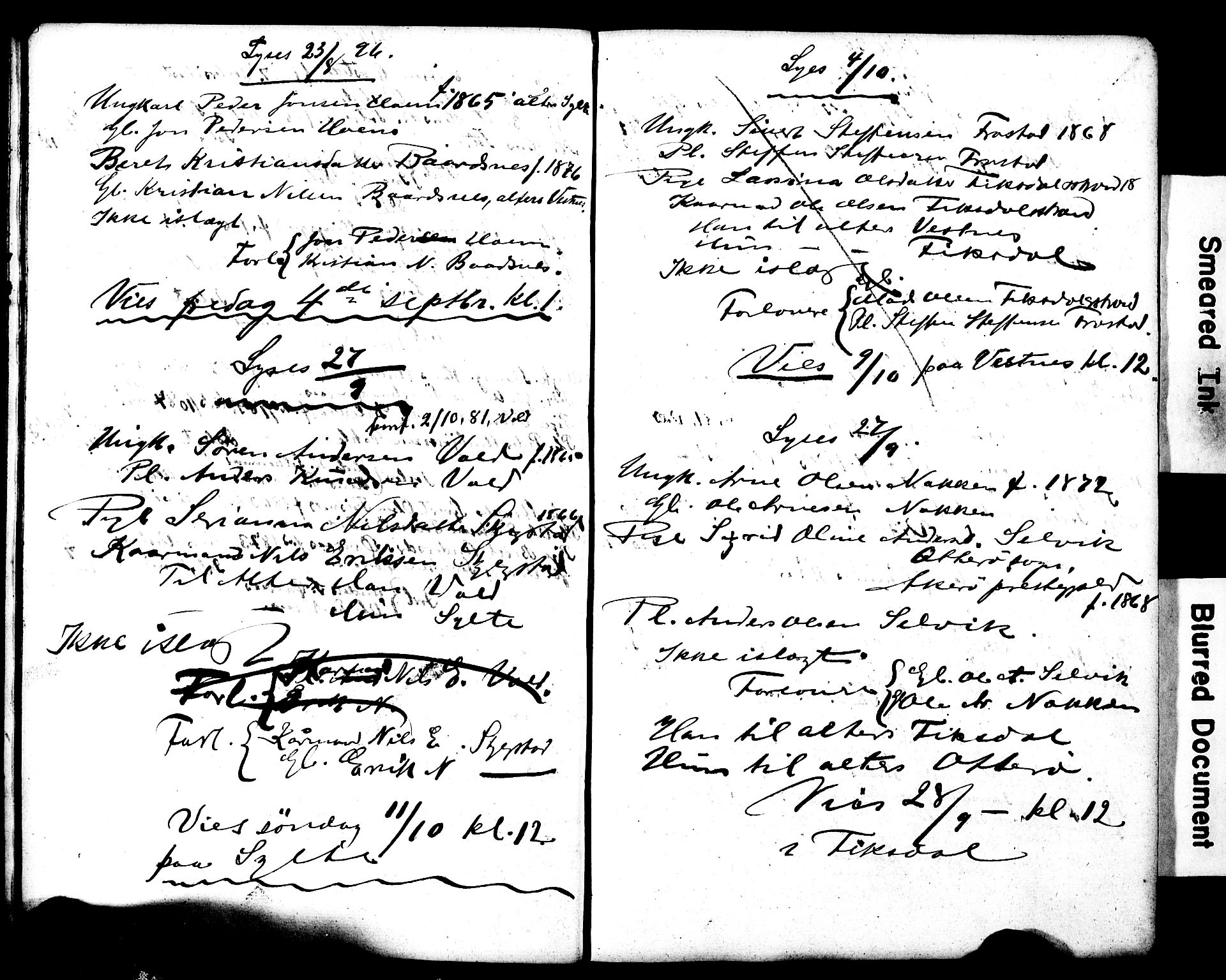 Ministerialprotokoller, klokkerbøker og fødselsregistre - Møre og Romsdal, SAT/A-1454/547/L0609: Curate's parish register no. 547B01, 1829-1898
