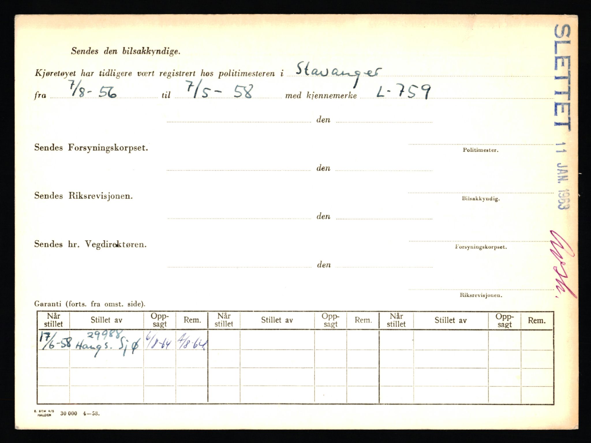 Stavanger trafikkstasjon, AV/SAST-A-101942/0/F/L0019: L-10500 - L-10999, 1930-1971, p. 1098