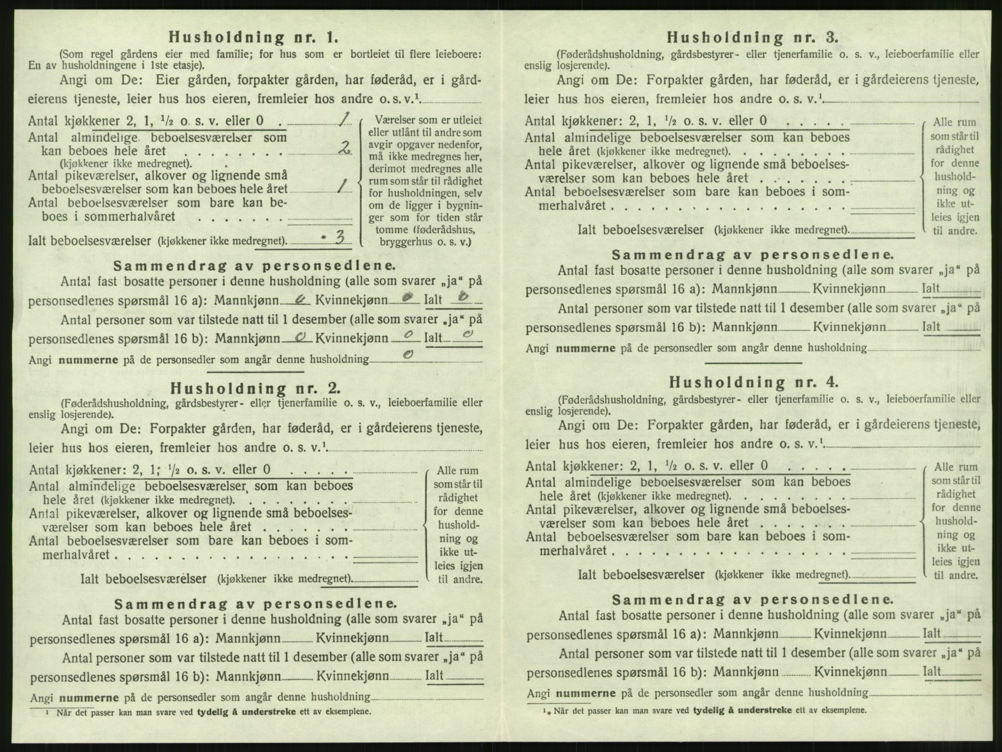 SAT, 1920 census for Korgen, 1920, p. 239