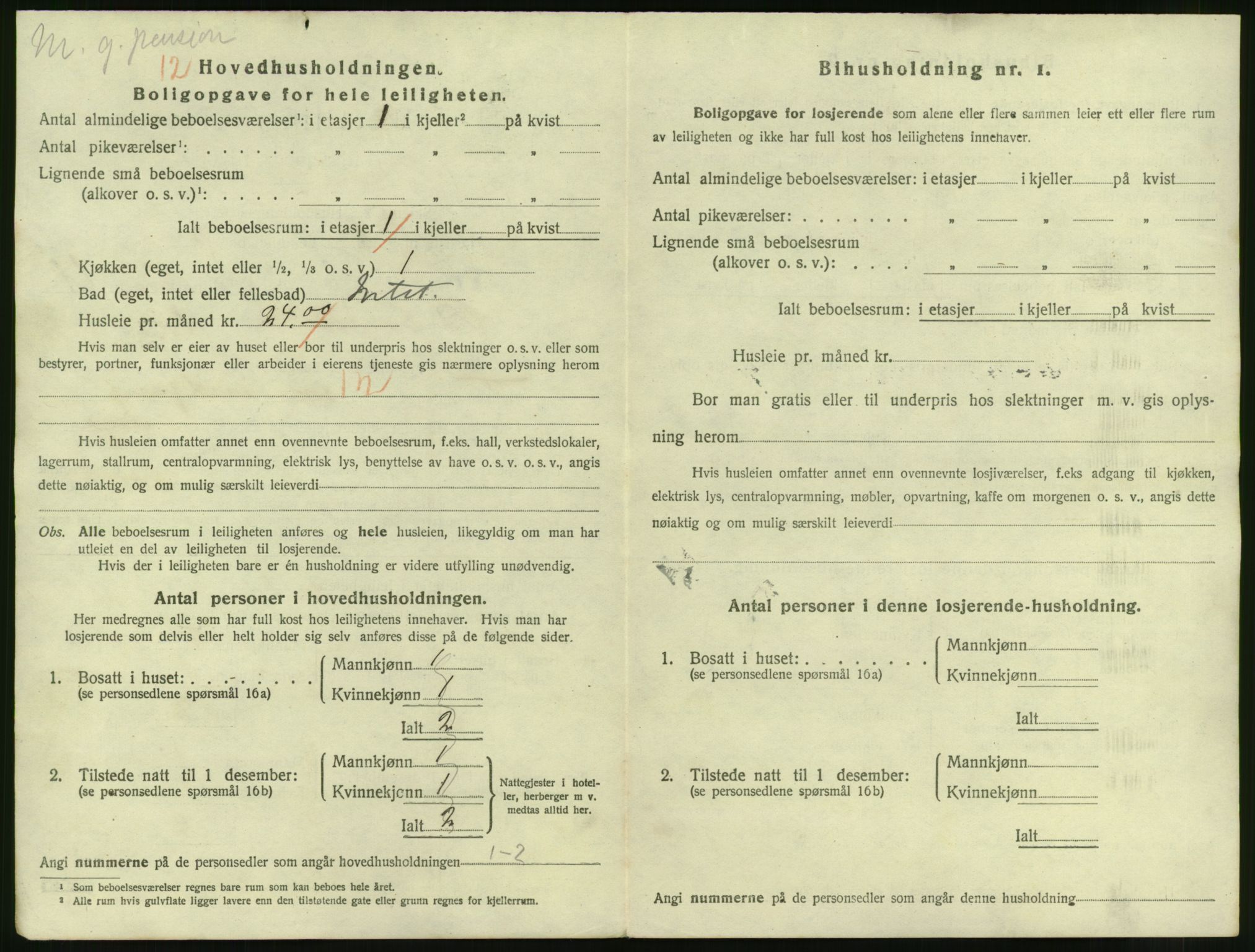 SAT, 1920 census for Trondheim, 1920, p. 27743