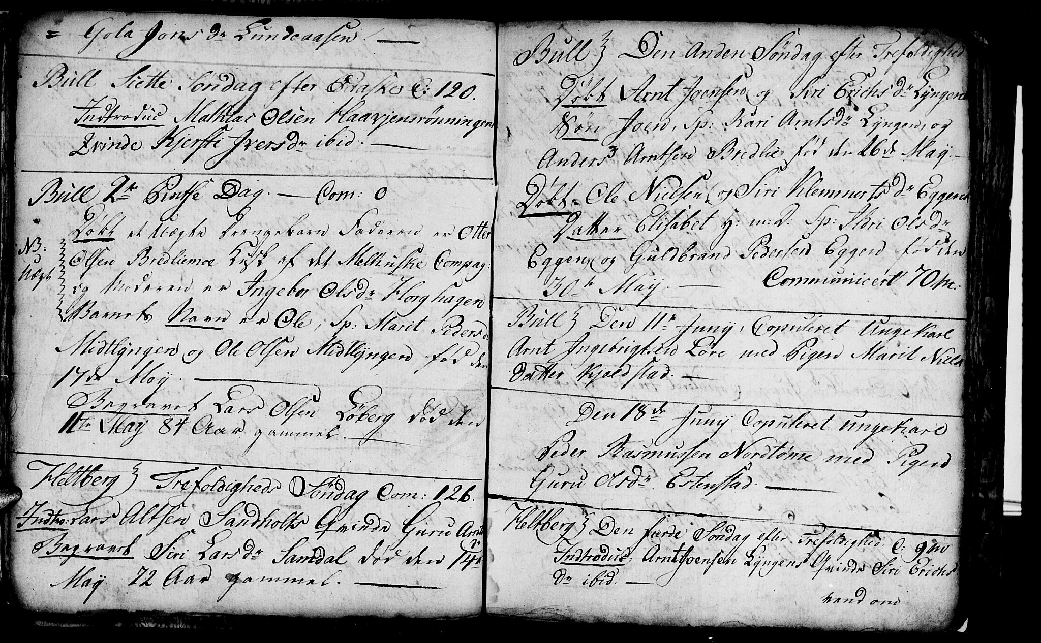 Ministerialprotokoller, klokkerbøker og fødselsregistre - Sør-Trøndelag, AV/SAT-A-1456/692/L1107: Parish register (copy) no. 692C02, 1809-1824