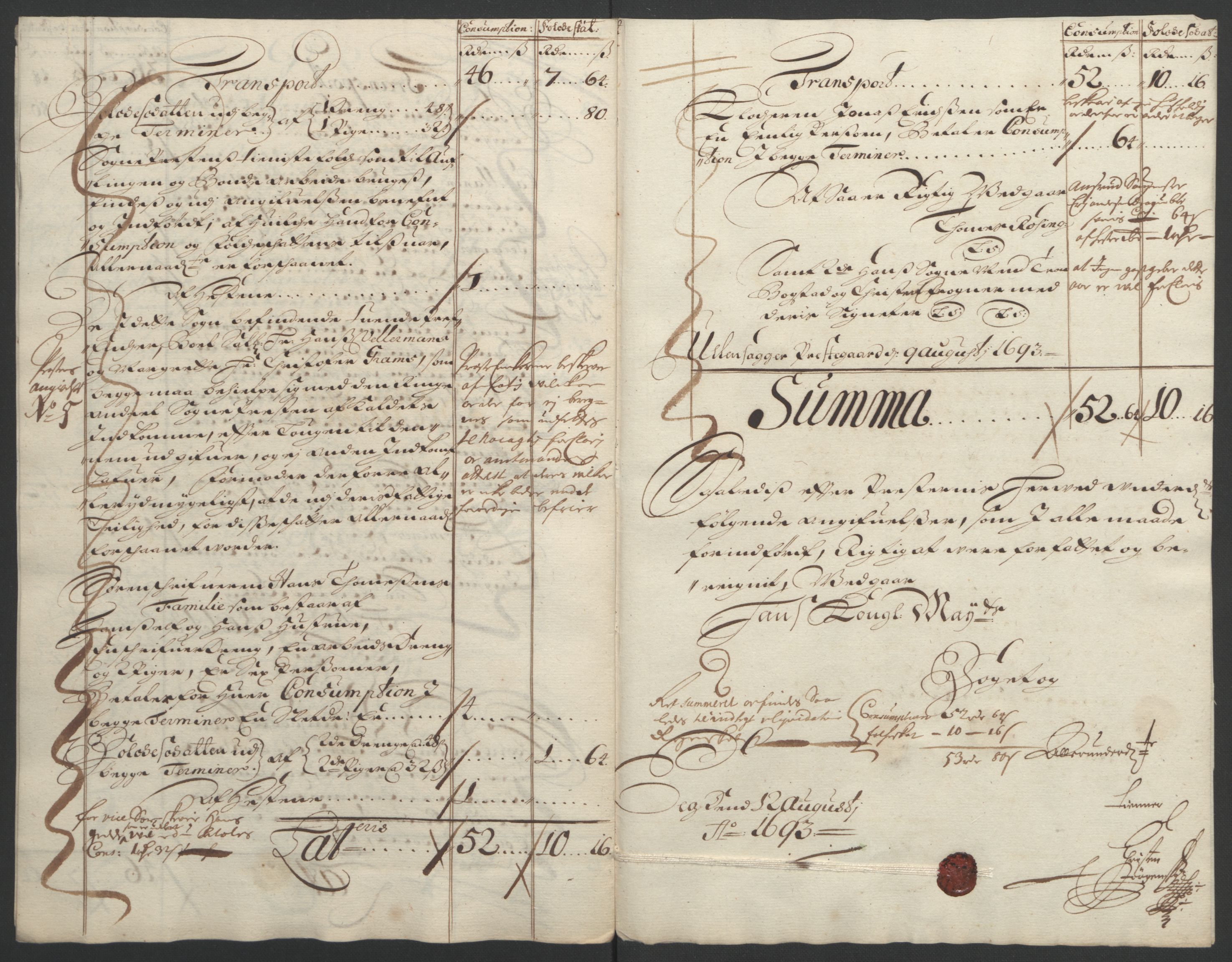 Rentekammeret inntil 1814, Reviderte regnskaper, Fogderegnskap, AV/RA-EA-4092/R12/L0705: Fogderegnskap Øvre Romerike, 1693, p. 228