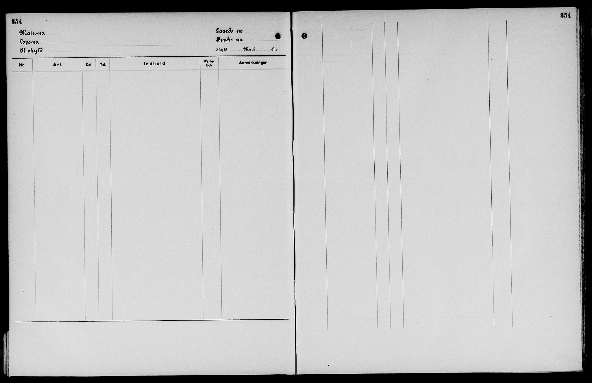 Vinger og Odal sorenskriveri, SAH/TING-022/H/Ha/Hac/Hacc/L0008: Mortgage register no. 3.8, 1923, p. 354