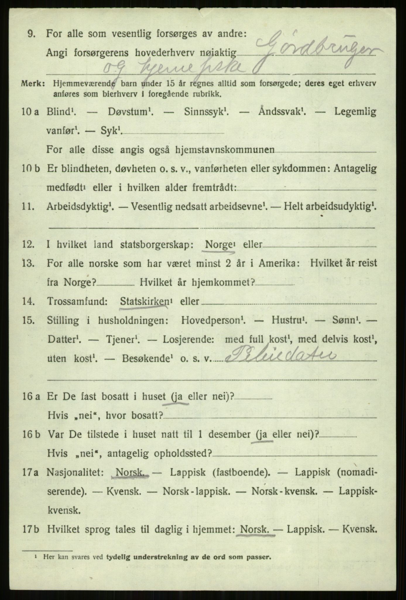 SATØ, 1920 census for Tromsøysund, 1920, p. 7961