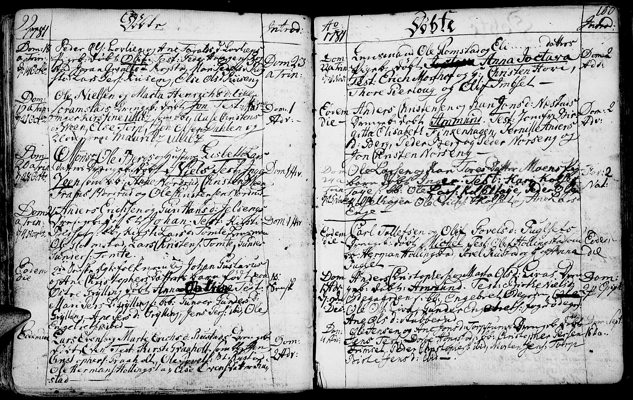Løten prestekontor, SAH/PREST-022/K/Ka/L0003: Parish register (official) no. 3, 1773-1800, p. 99-100