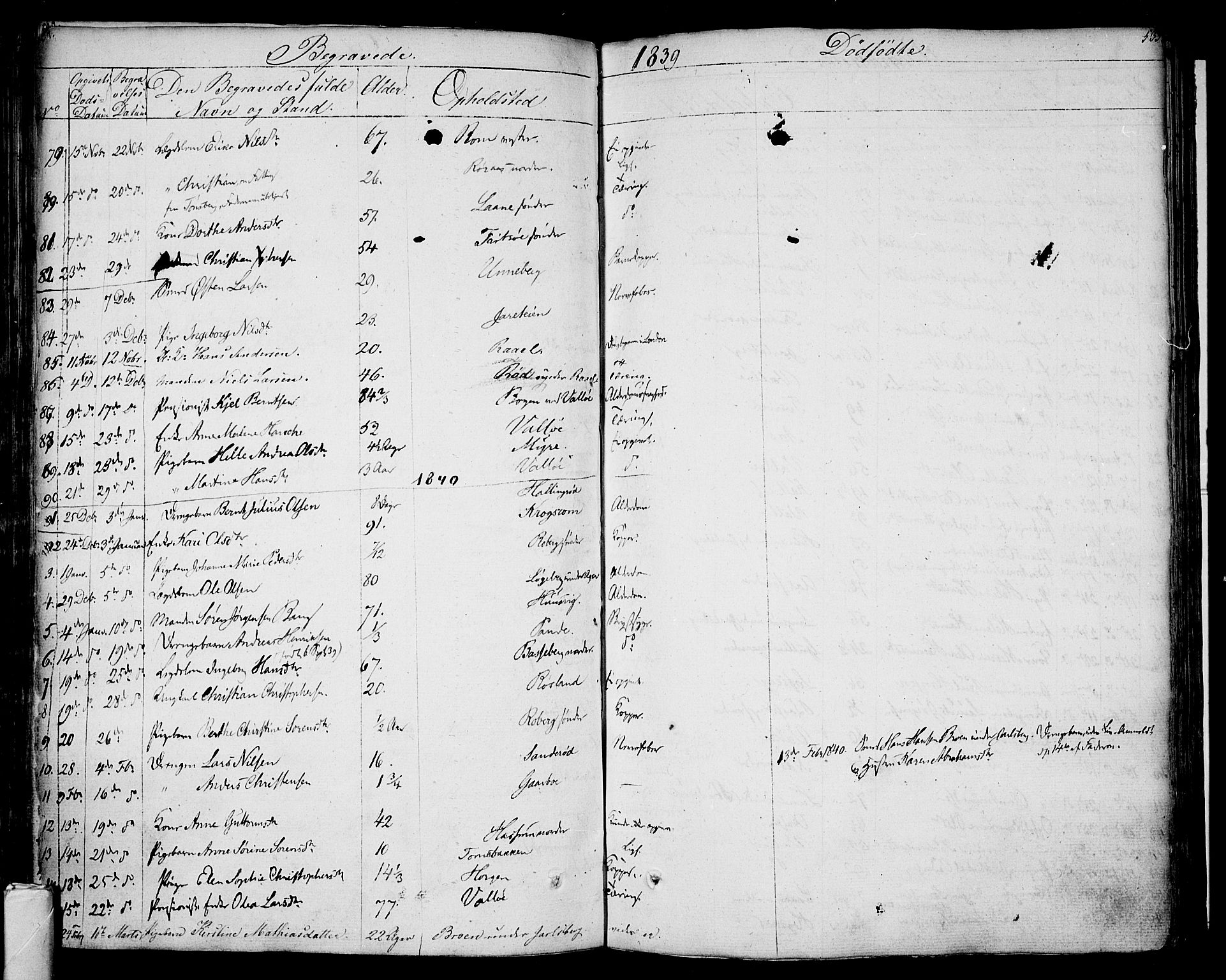 Sem kirkebøker, AV/SAKO-A-5/F/Fa/L0005: Parish register (official) no. I 5, 1825-1842, p. 534-535