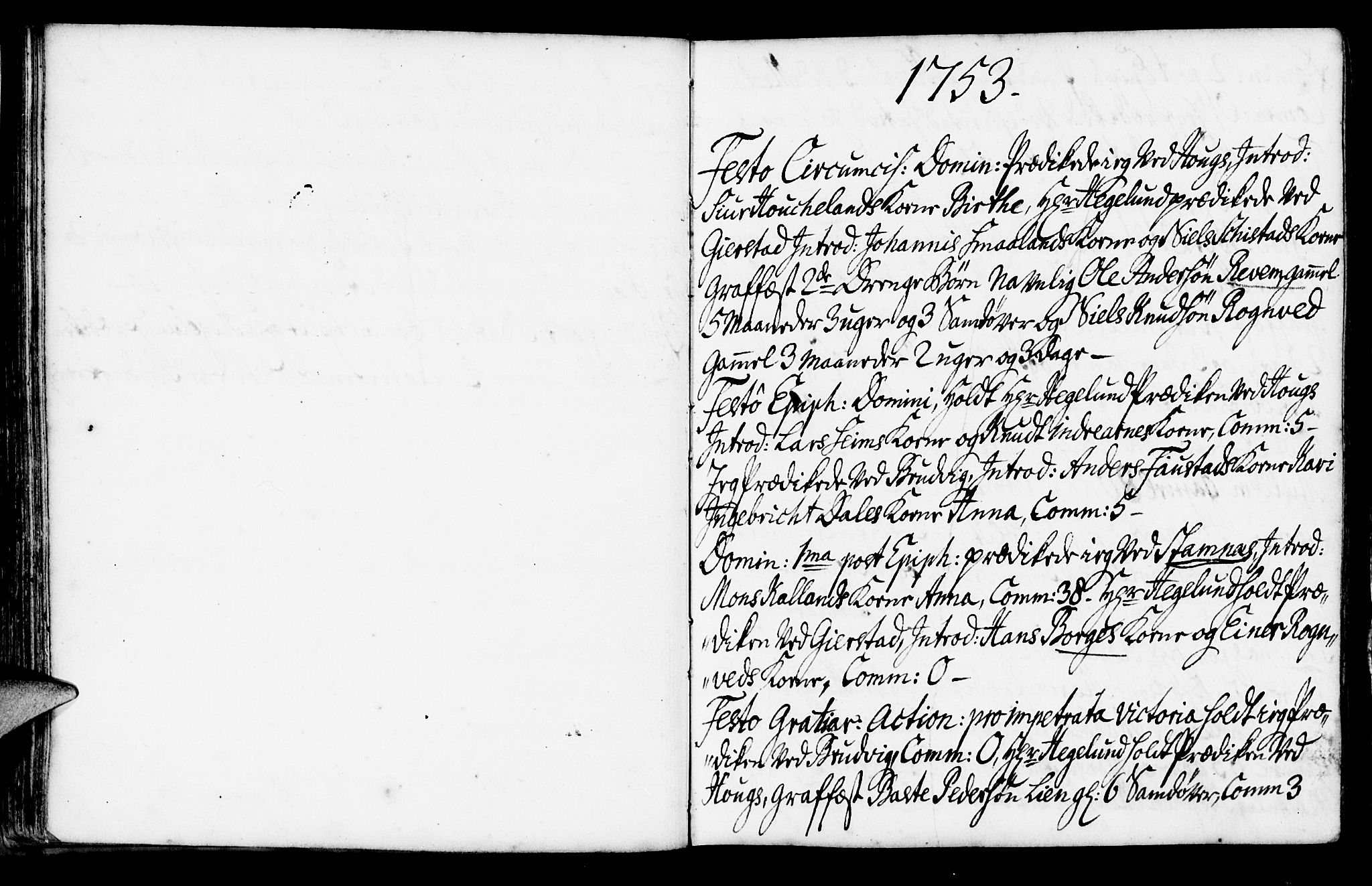 Haus sokneprestembete, SAB/A-75601/H/Haa: Parish register (official) no. A 7, 1748-1766, p. 49