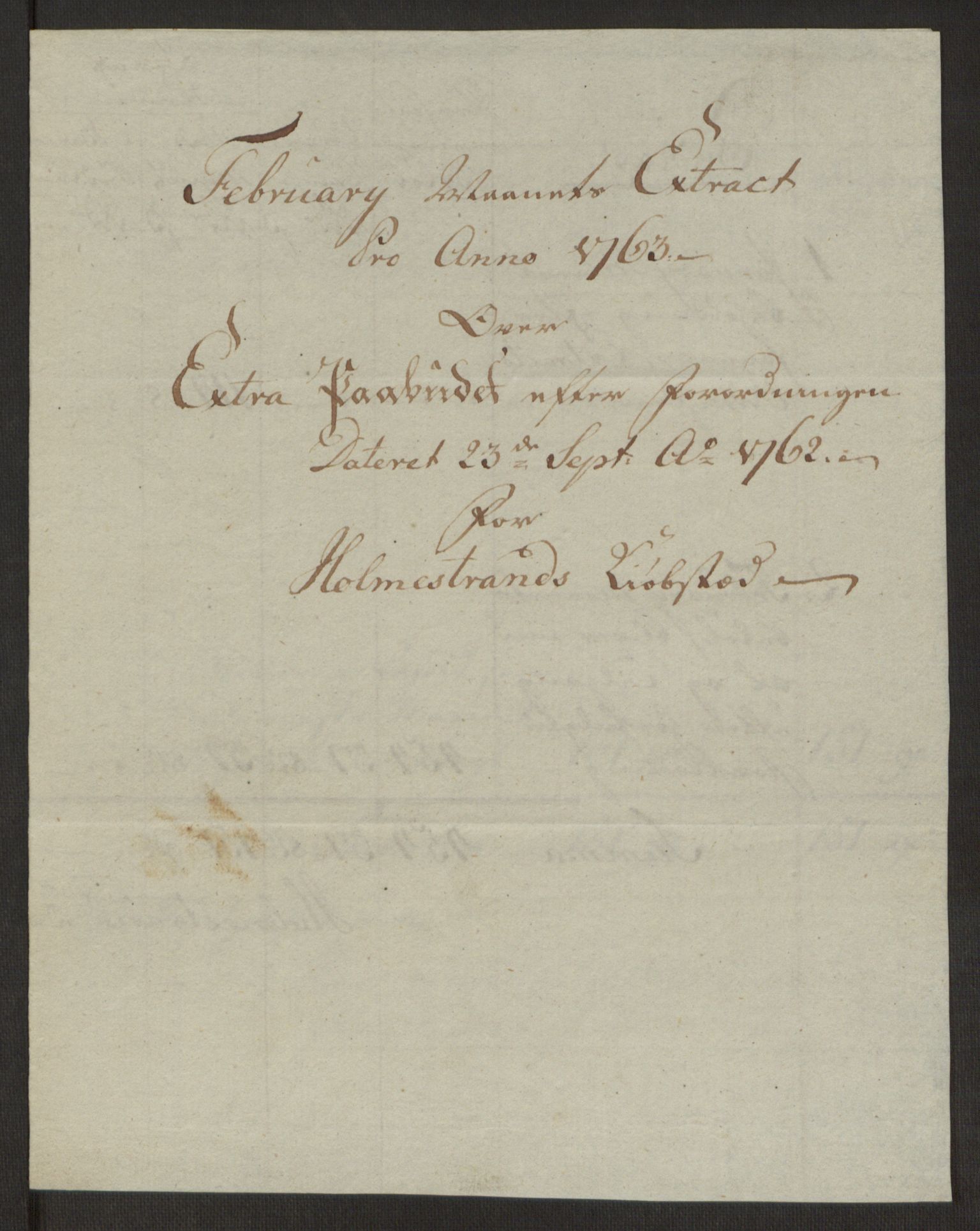 Rentekammeret inntil 1814, Reviderte regnskaper, Byregnskaper, AV/RA-EA-4066/R/Rh/L0163/0001: [H4] Kontribusjonsregnskap / Ekstraskatt, Holmestrand, 1762-1772, p. 95