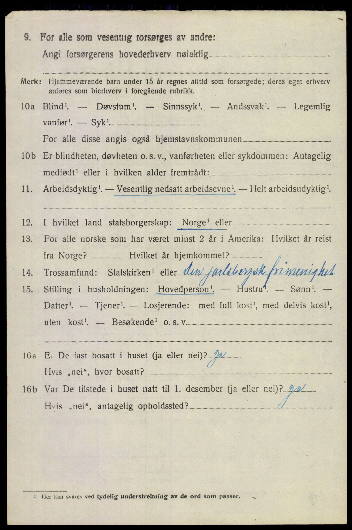 SAKO, 1920 census for Våle, 1920, p. 3137