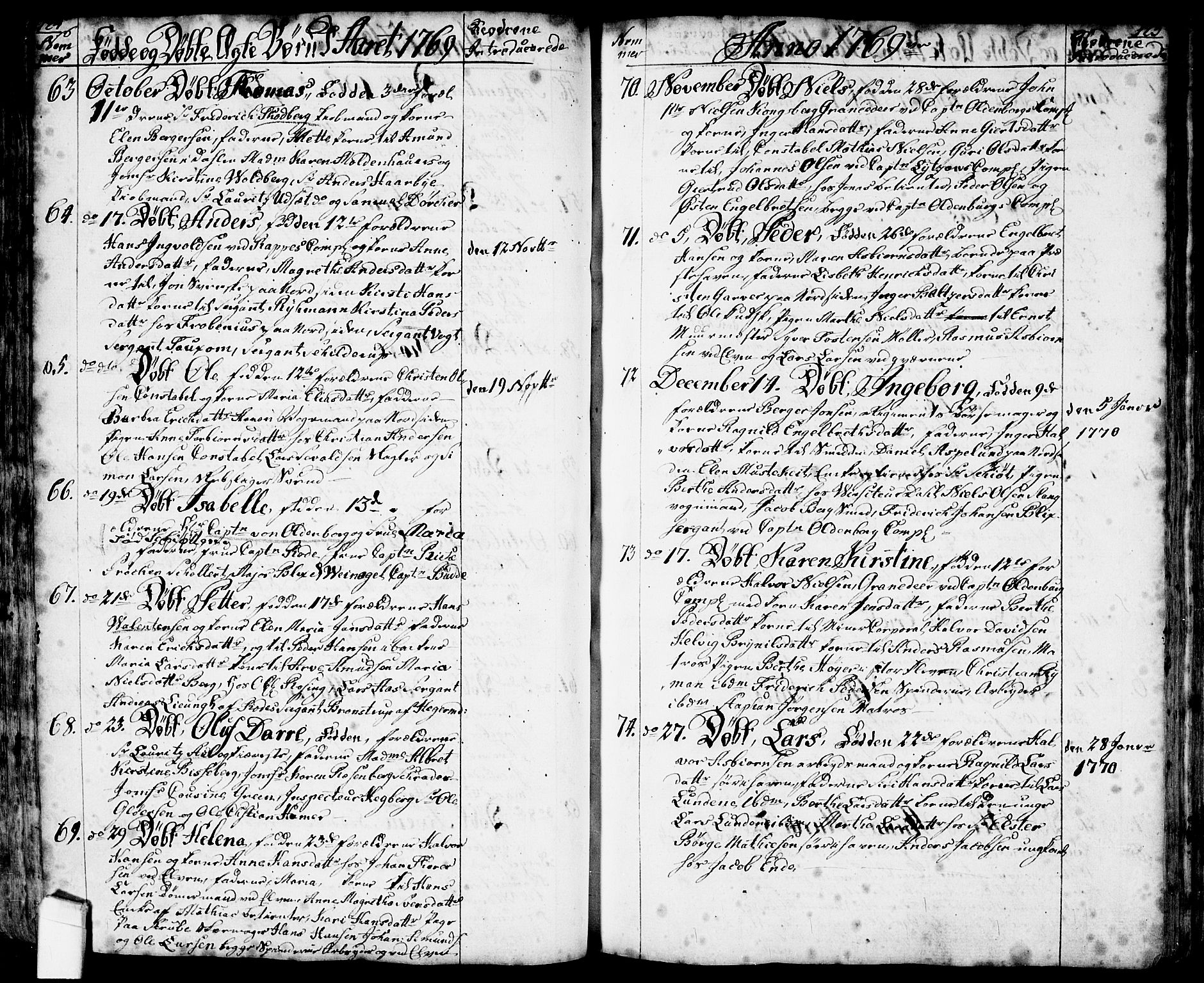 Halden prestekontor Kirkebøker, AV/SAO-A-10909/F/Fa/L0001: Parish register (official) no. I 1, 1758-1791, p. 124-125