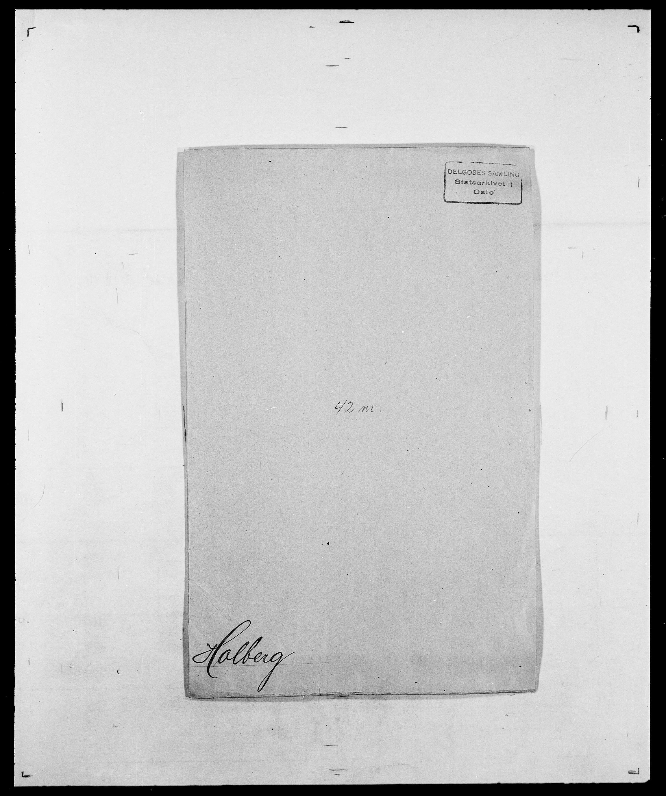 Delgobe, Charles Antoine - samling, SAO/PAO-0038/D/Da/L0018: Hoch - Howert, p. 160
