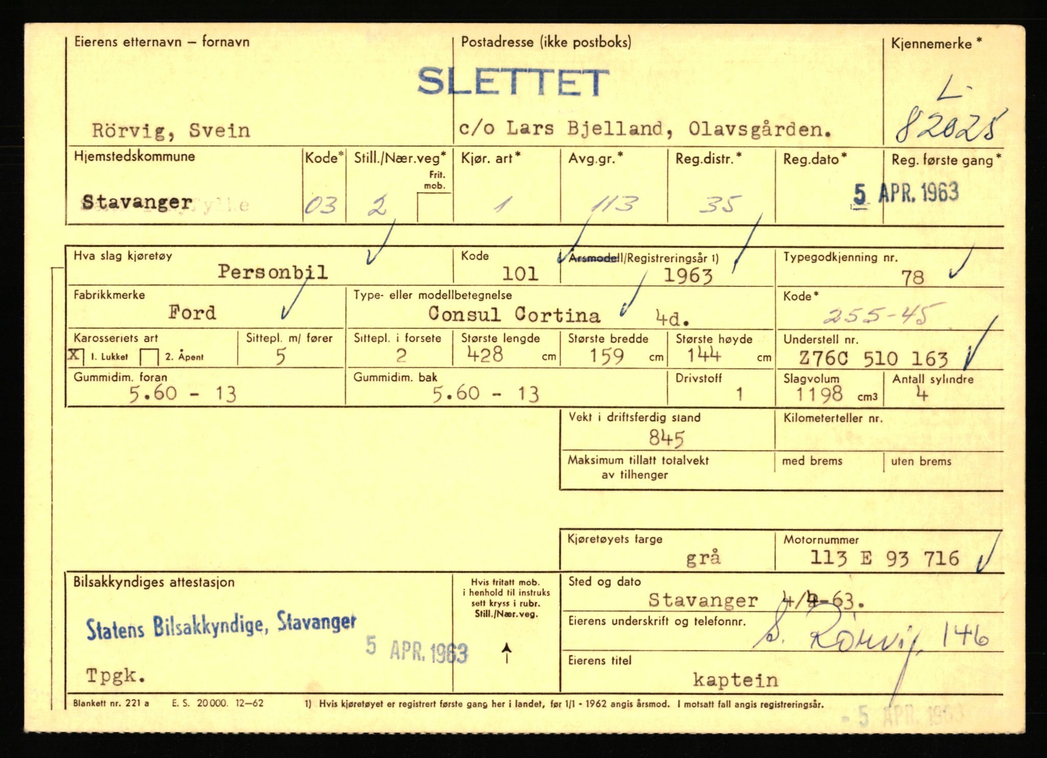 Stavanger trafikkstasjon, AV/SAST-A-101942/0/F/L0071: L-80500 - L-82199, 1930-1971, p. 2489