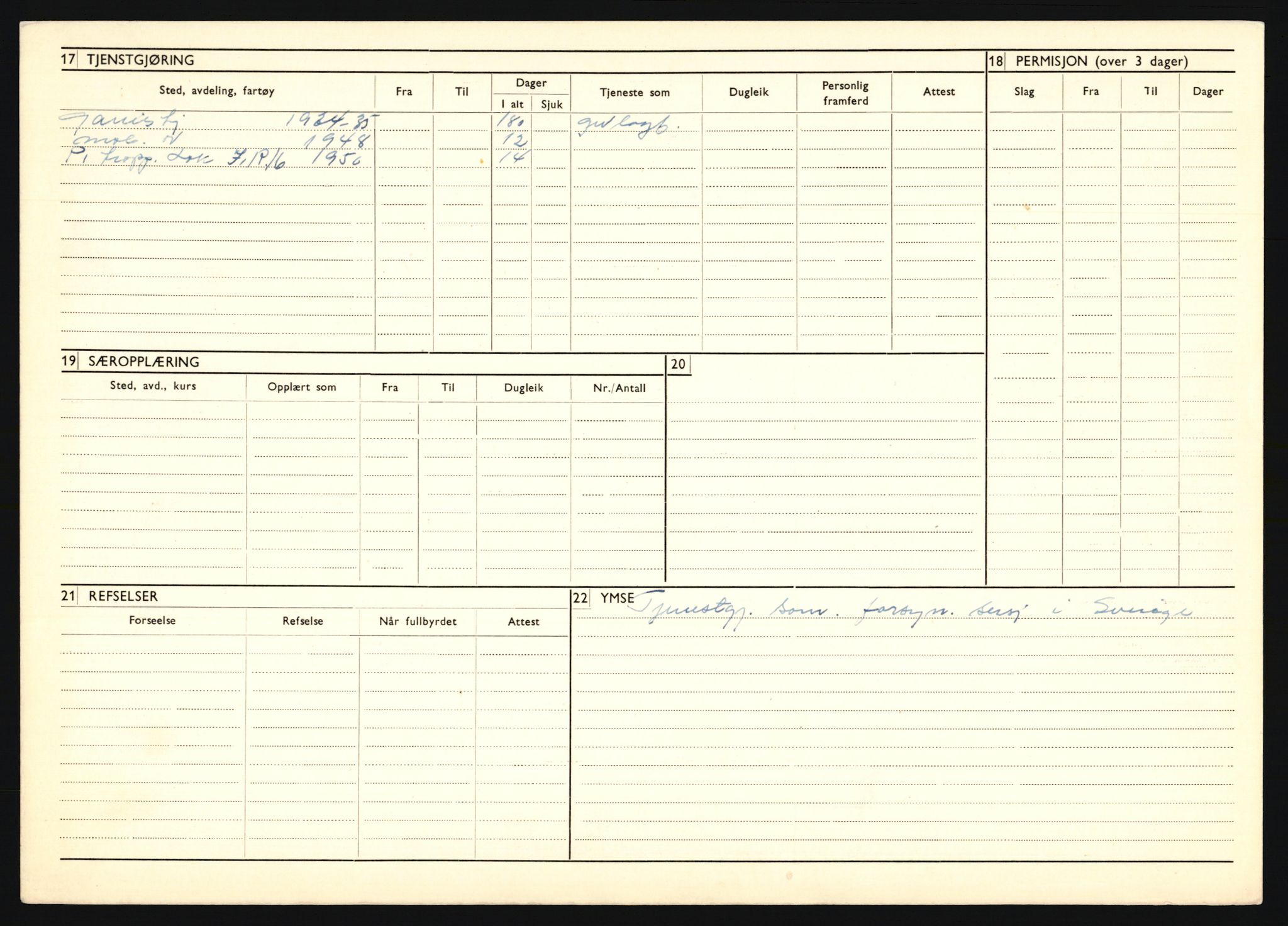 Forsvaret, Troms infanteriregiment nr. 16, AV/RA-RAFA-3146/P/Pa/L0019: Rulleblad for regimentets menige mannskaper, årsklasse 1935, 1935, p. 450