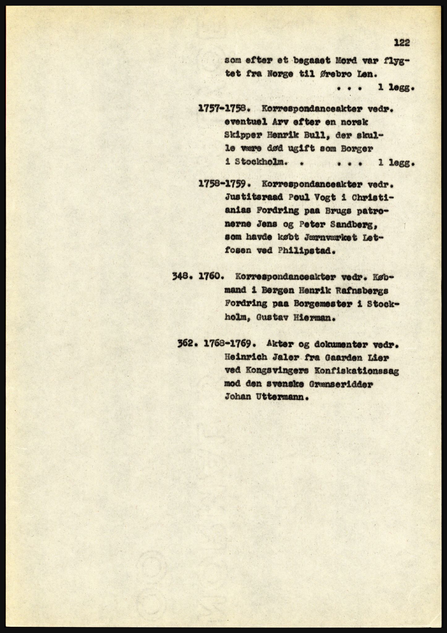 Riksarkivet, Seksjon for eldre arkiv og spesialsamlinger, AV/RA-EA-6797/H/Ha, 1953, p. 122