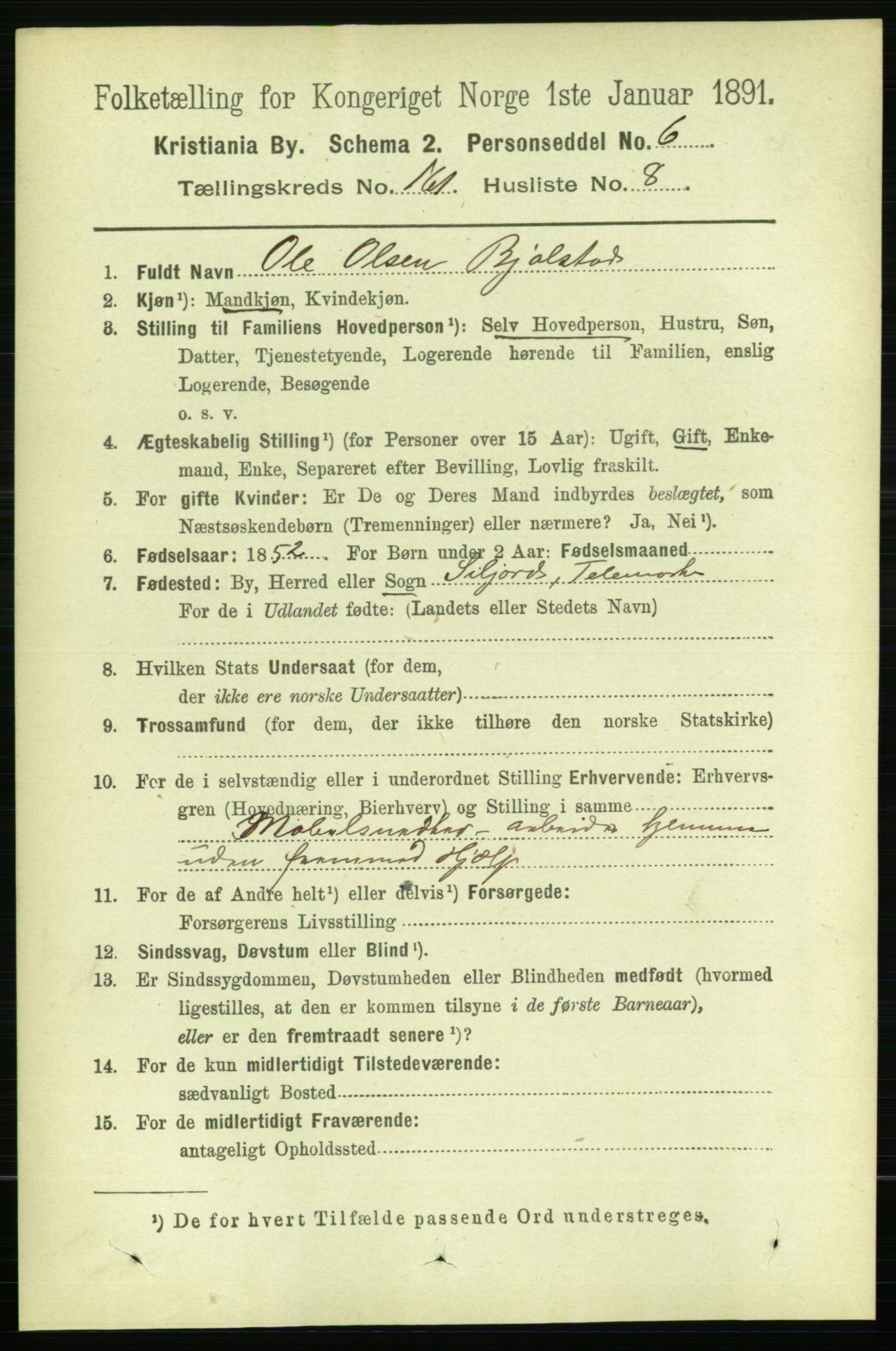 RA, 1891 census for 0301 Kristiania, 1891, p. 91759