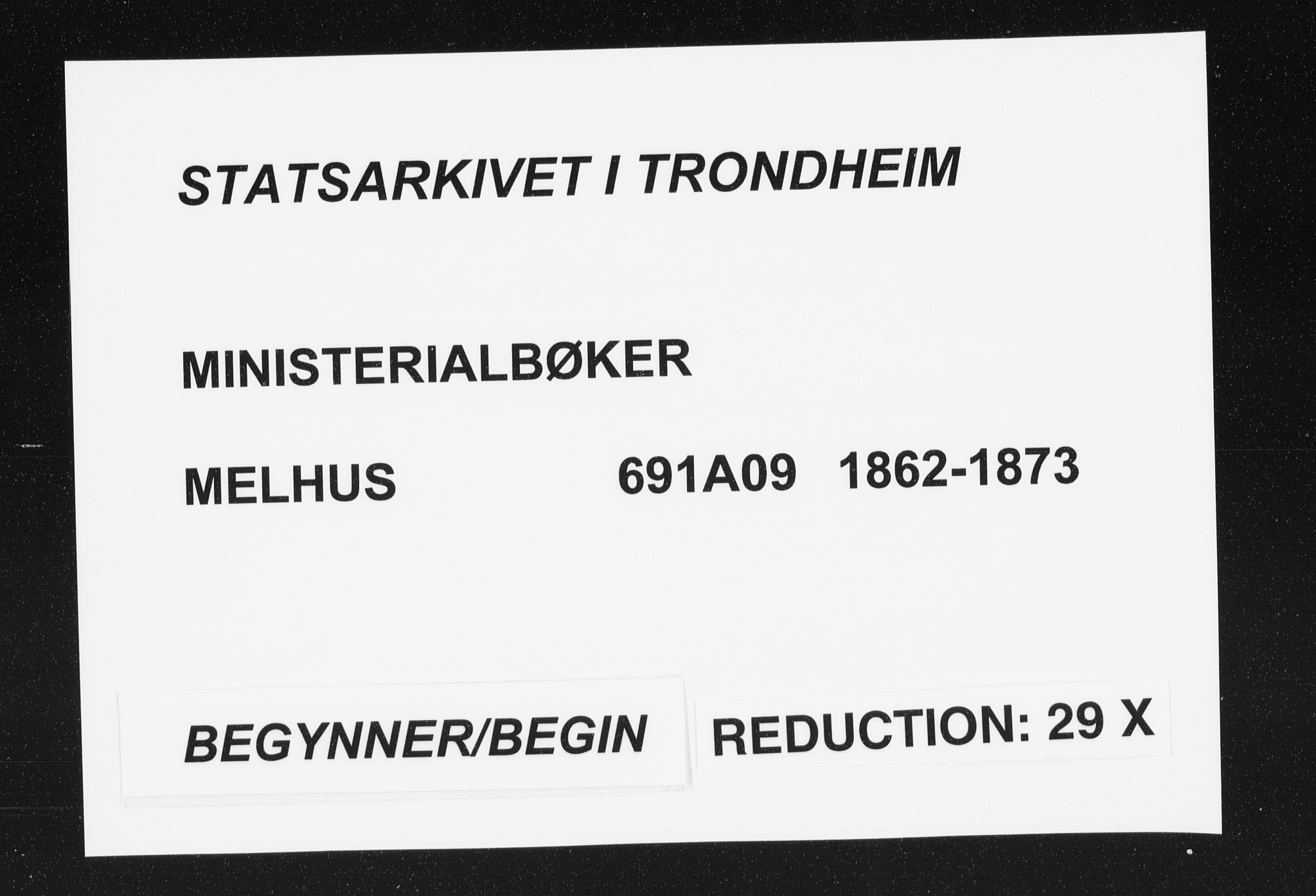 Ministerialprotokoller, klokkerbøker og fødselsregistre - Sør-Trøndelag, SAT/A-1456/691/L1077: Parish register (official) no. 691A09, 1862-1873