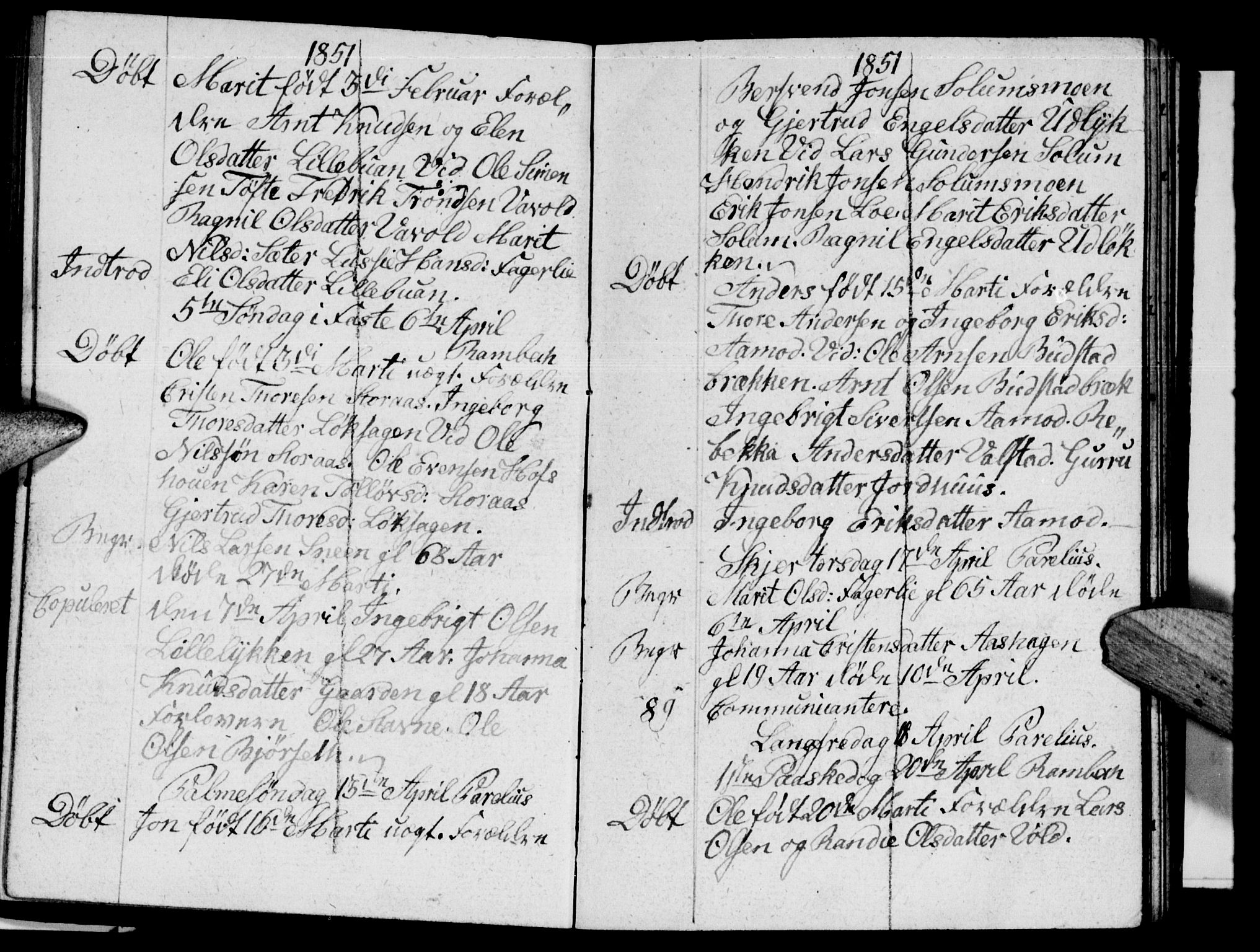 Meldal sokneprestkontor, AV/SAT-A-1123/1/I/I1/I1f/L0008: Parish register draft no. 672I1F, 1827-1866