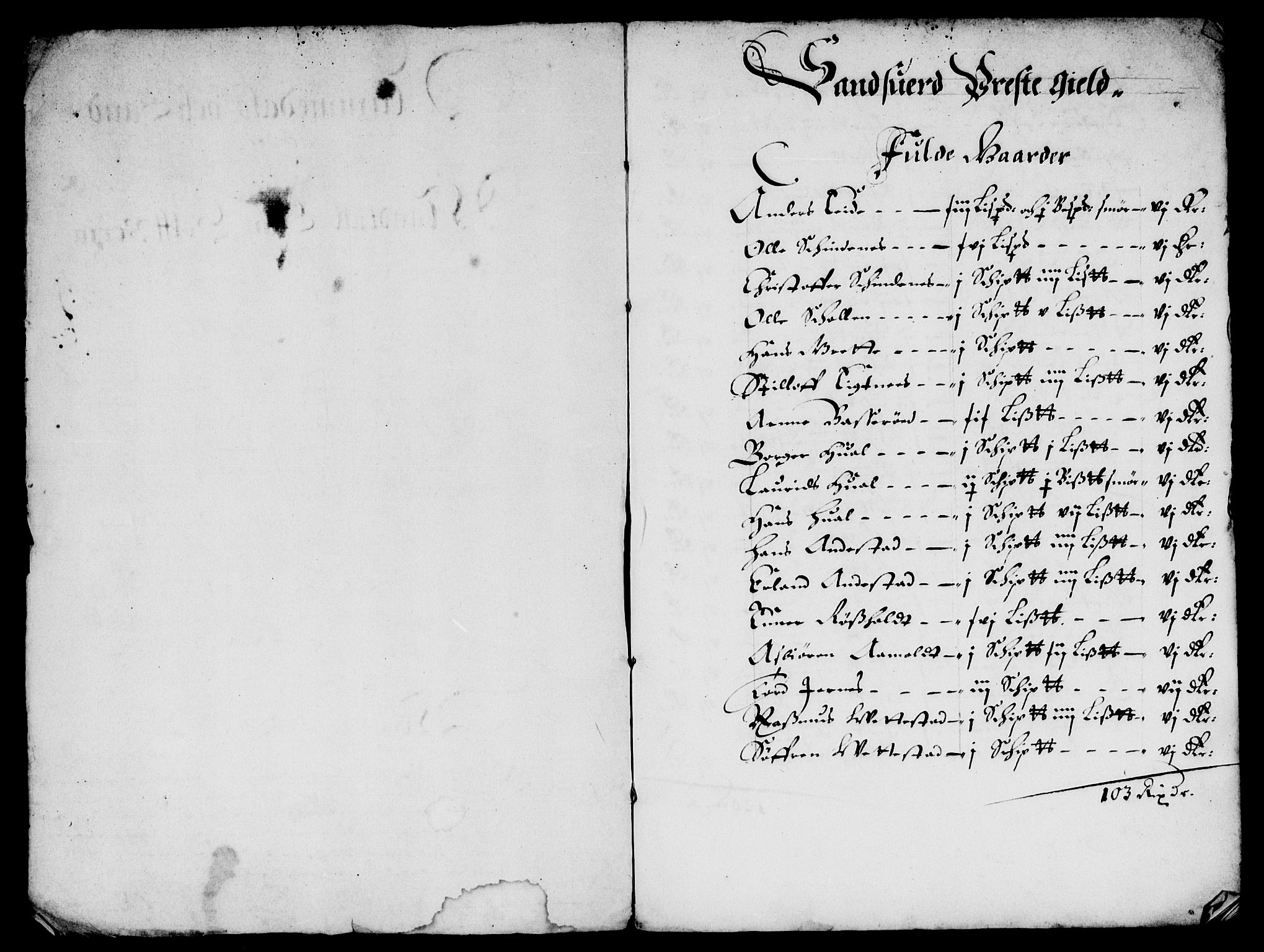 Rentekammeret inntil 1814, Reviderte regnskaper, Lensregnskaper, AV/RA-EA-5023/R/Rb/Rbn/L0003: Numedal og Sandsvær len, 1643-1648