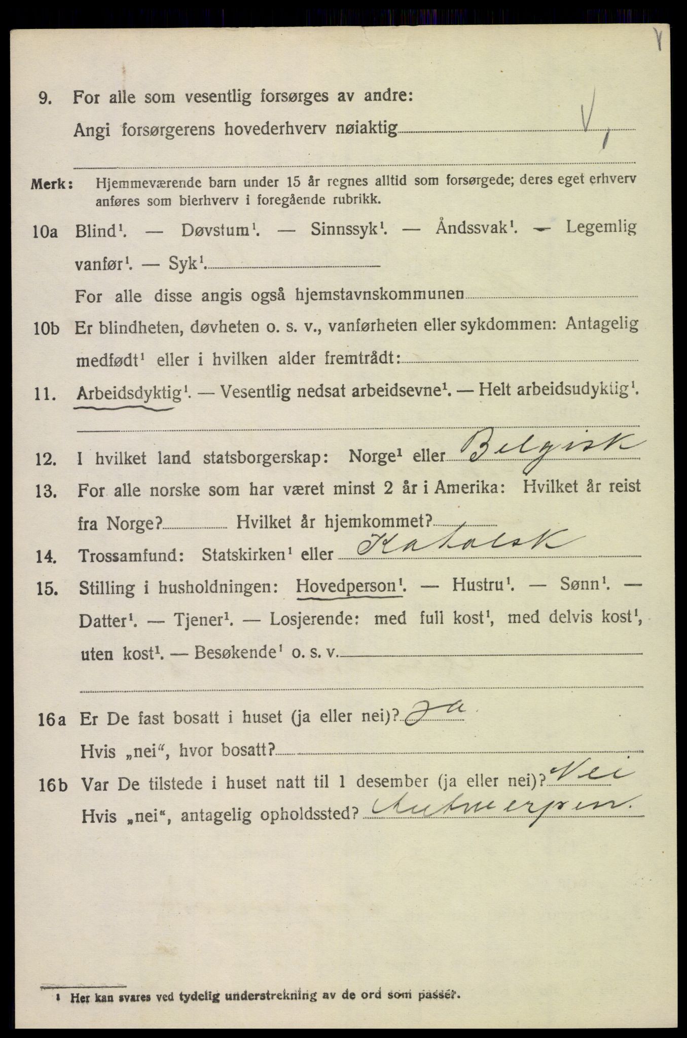 SAH, 1920 census for Øyer, 1920, p. 5361