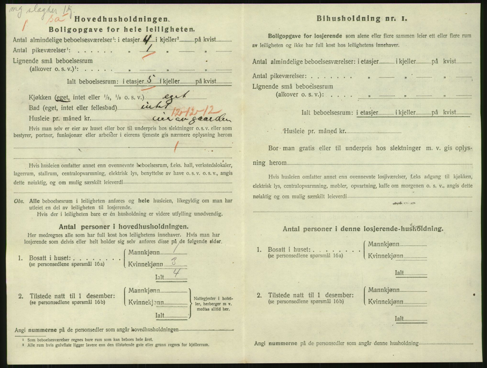 SAT, 1920 census for Namsos, 1920, p. 1742