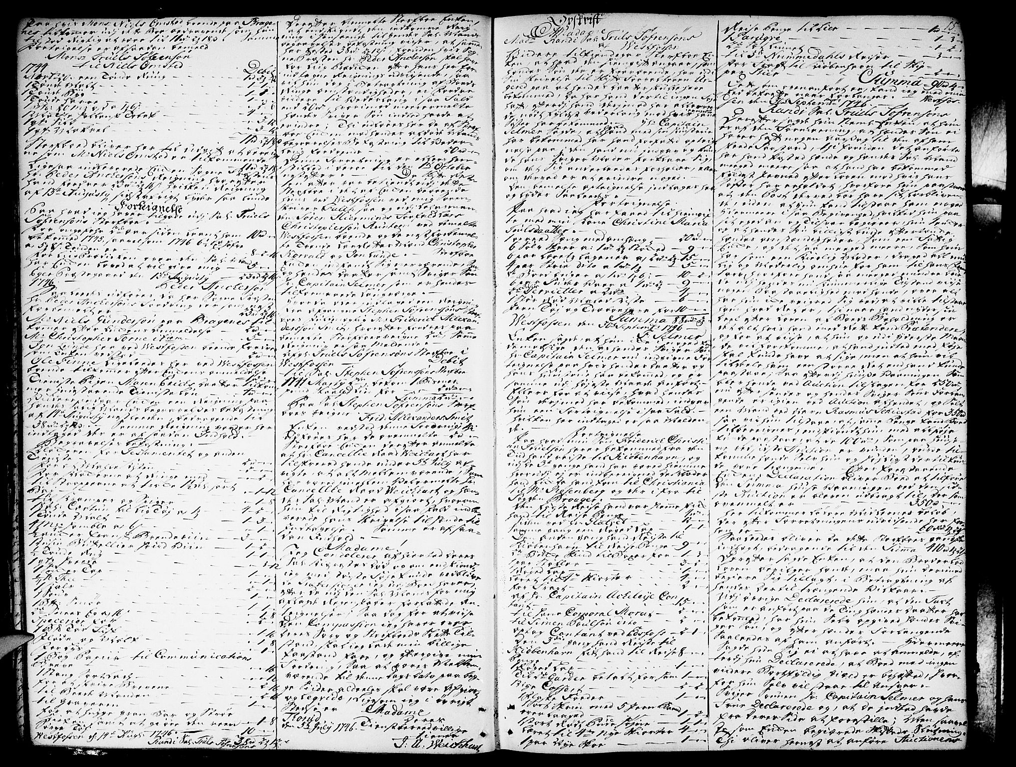 Eiker, Modum og Sigdal sorenskriveri, AV/SAKO-A-123/H/Hb/Hba/L0010: Skifteprotokoll, 1746-1751, p. 14b-15a
