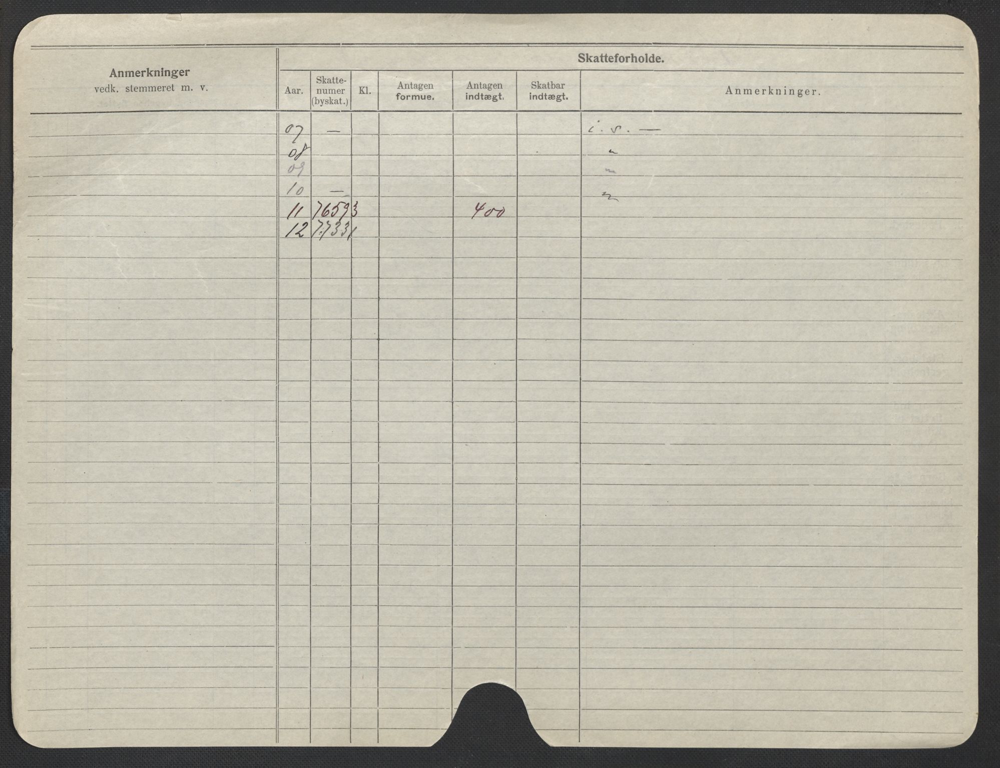 Oslo folkeregister, Registerkort, AV/SAO-A-11715/F/Fa/Fac/L0018: Kvinner, 1906-1914, p. 1127b