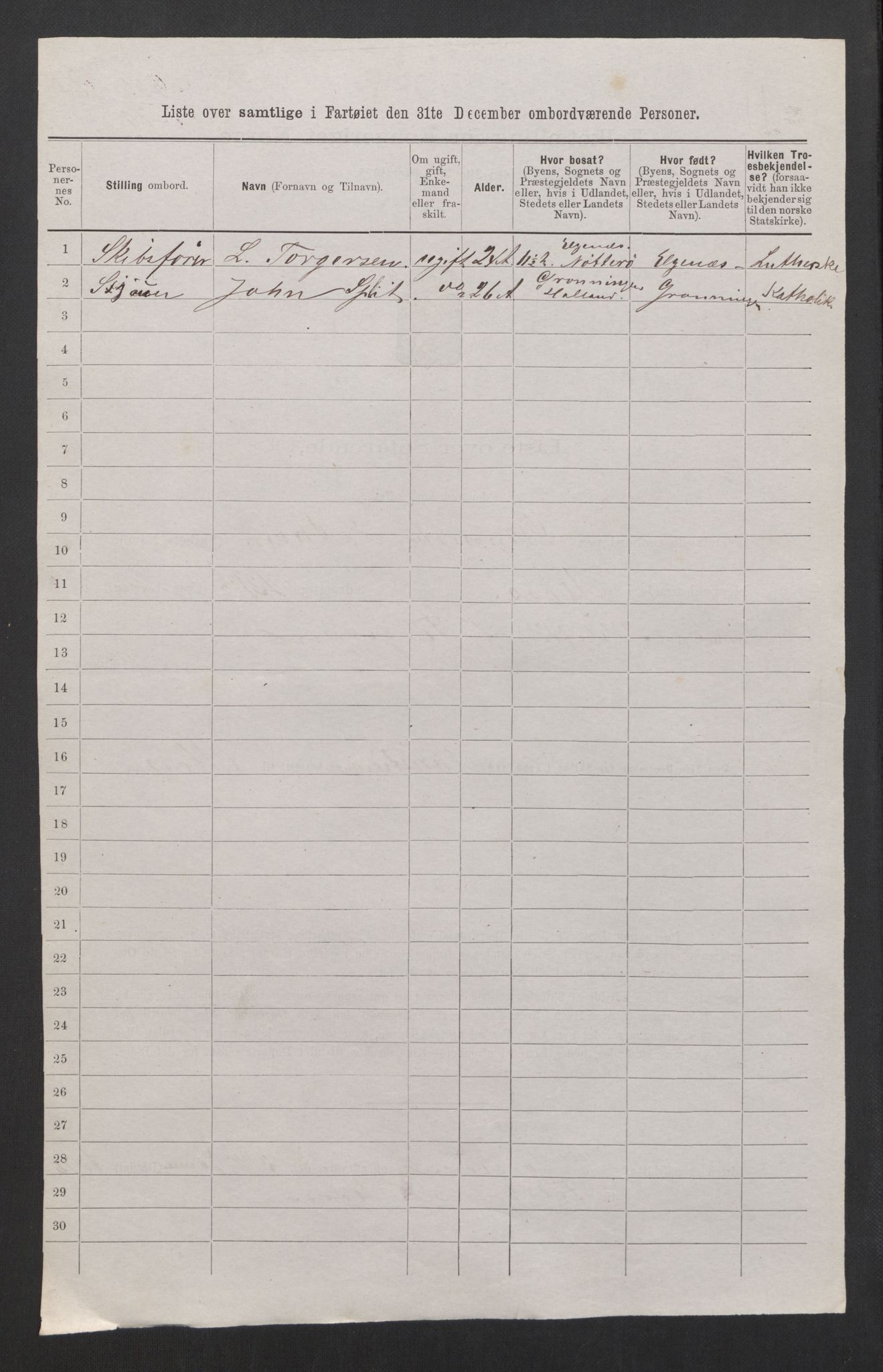 RA, 1875 census, lists of crew on ships: Ships in domestic ports, 1875, p. 60