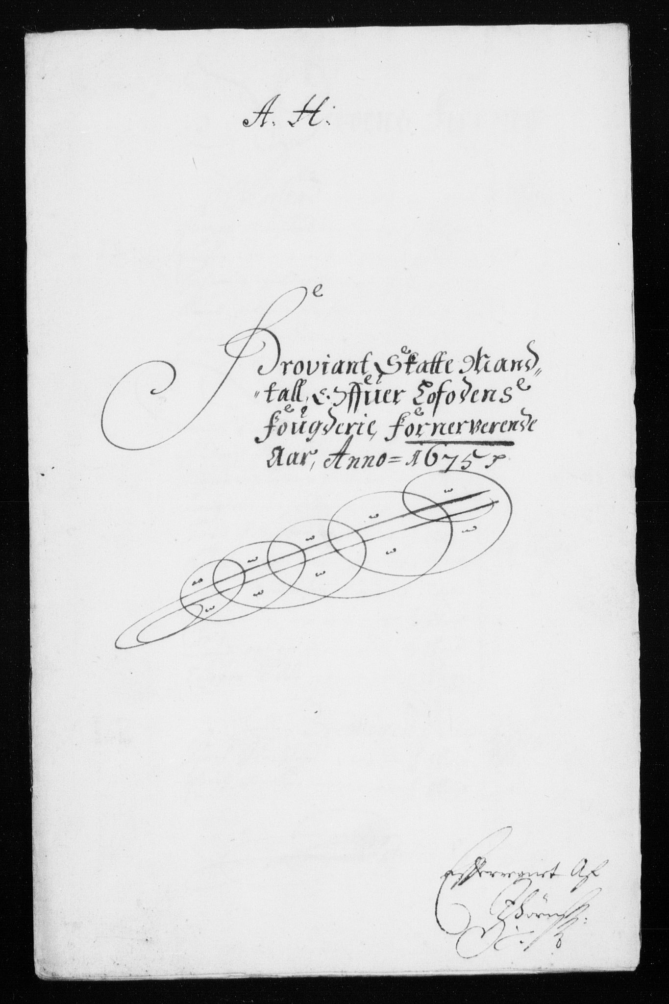 Rentekammeret inntil 1814, Reviderte regnskaper, Stiftamtstueregnskaper, Trondheim stiftamt og Nordland amt, RA/EA-6044/R/Rh/L0005: Nordland amt, 1675