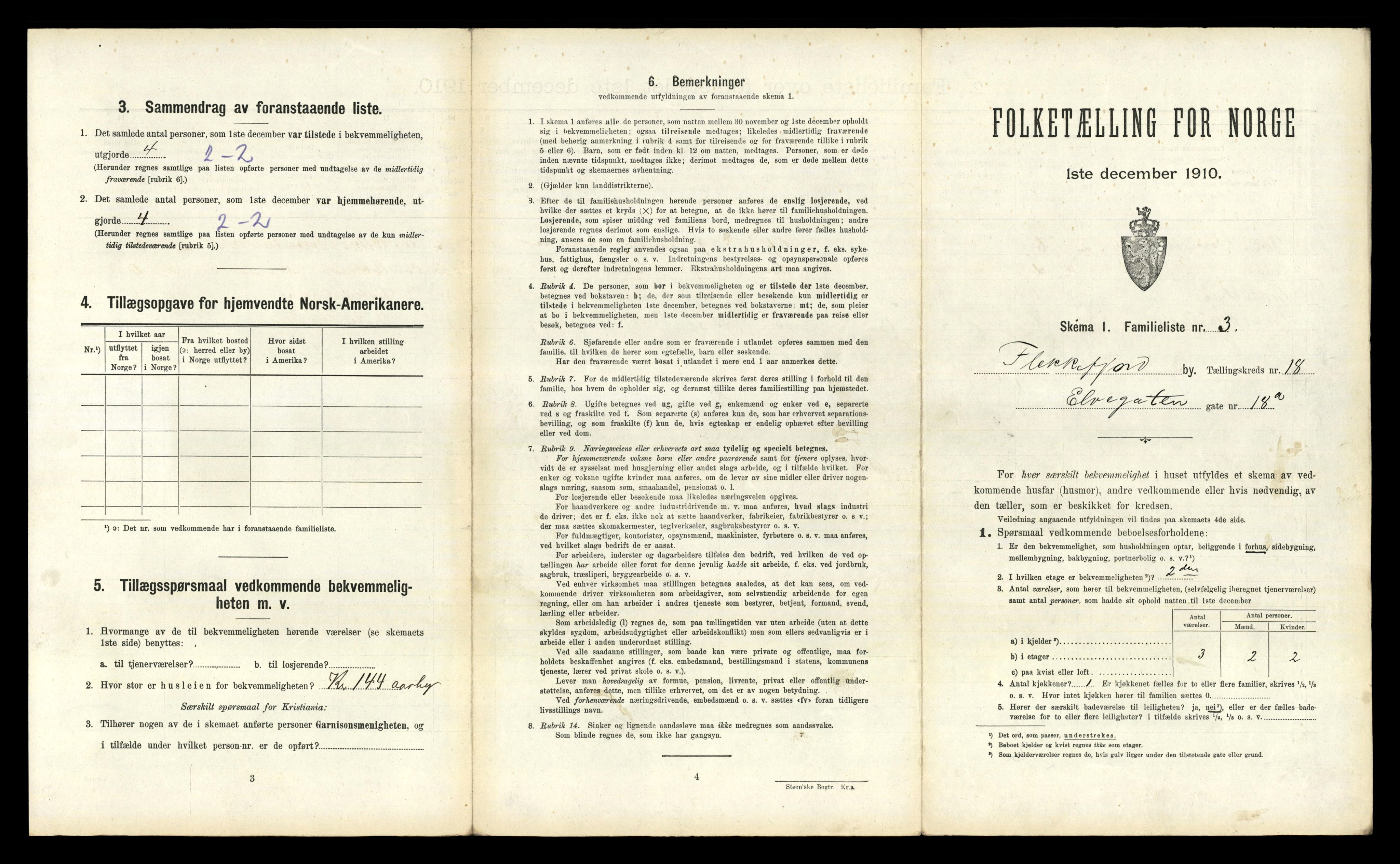 RA, 1910 census for Flekkefjord, 1910, p. 1514