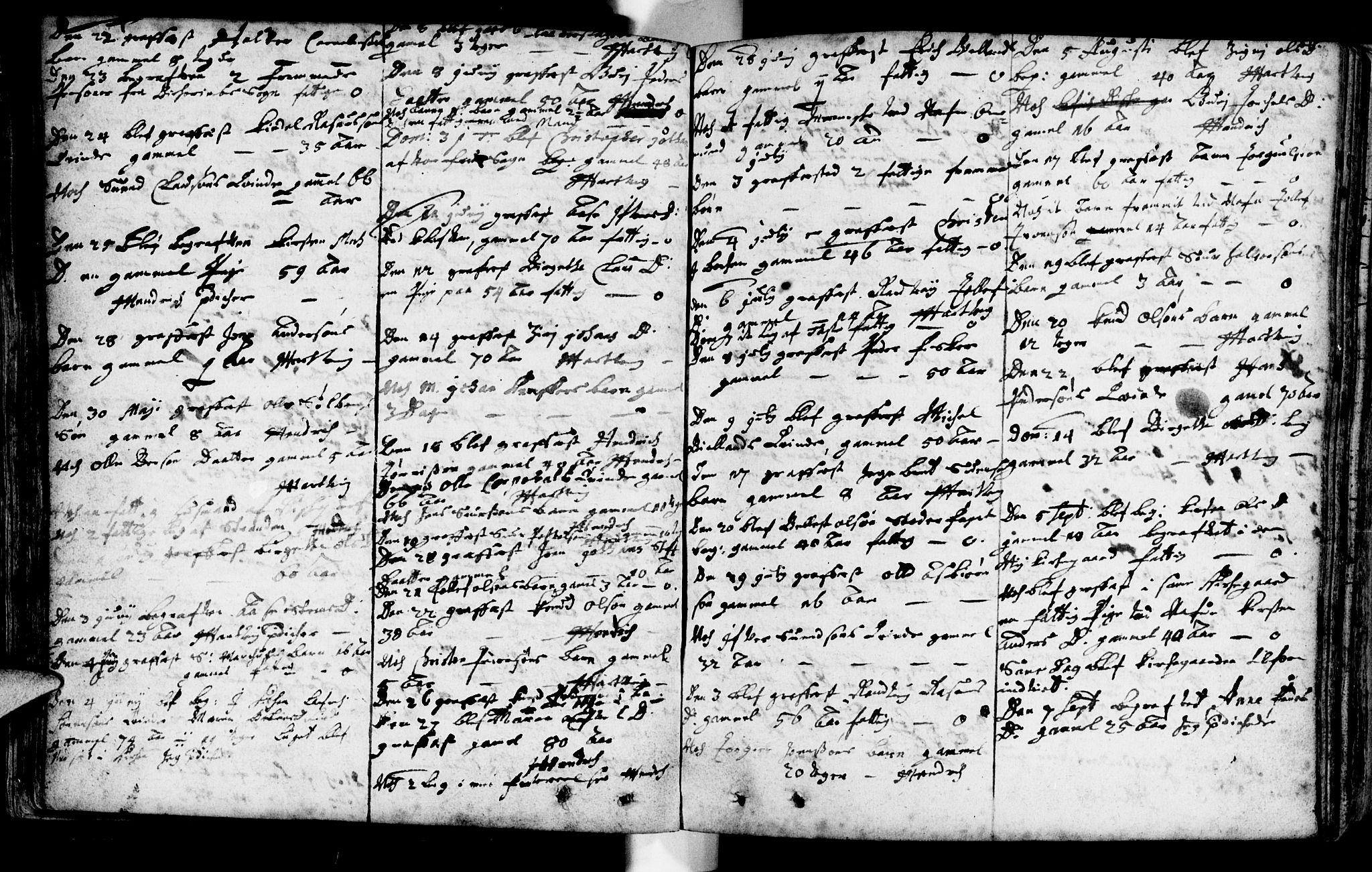 Domkirken sokneprestkontor, SAST/A-101812/001/30/30BA/L0001: Parish register (official) no. A 1 /1, 1688-1727