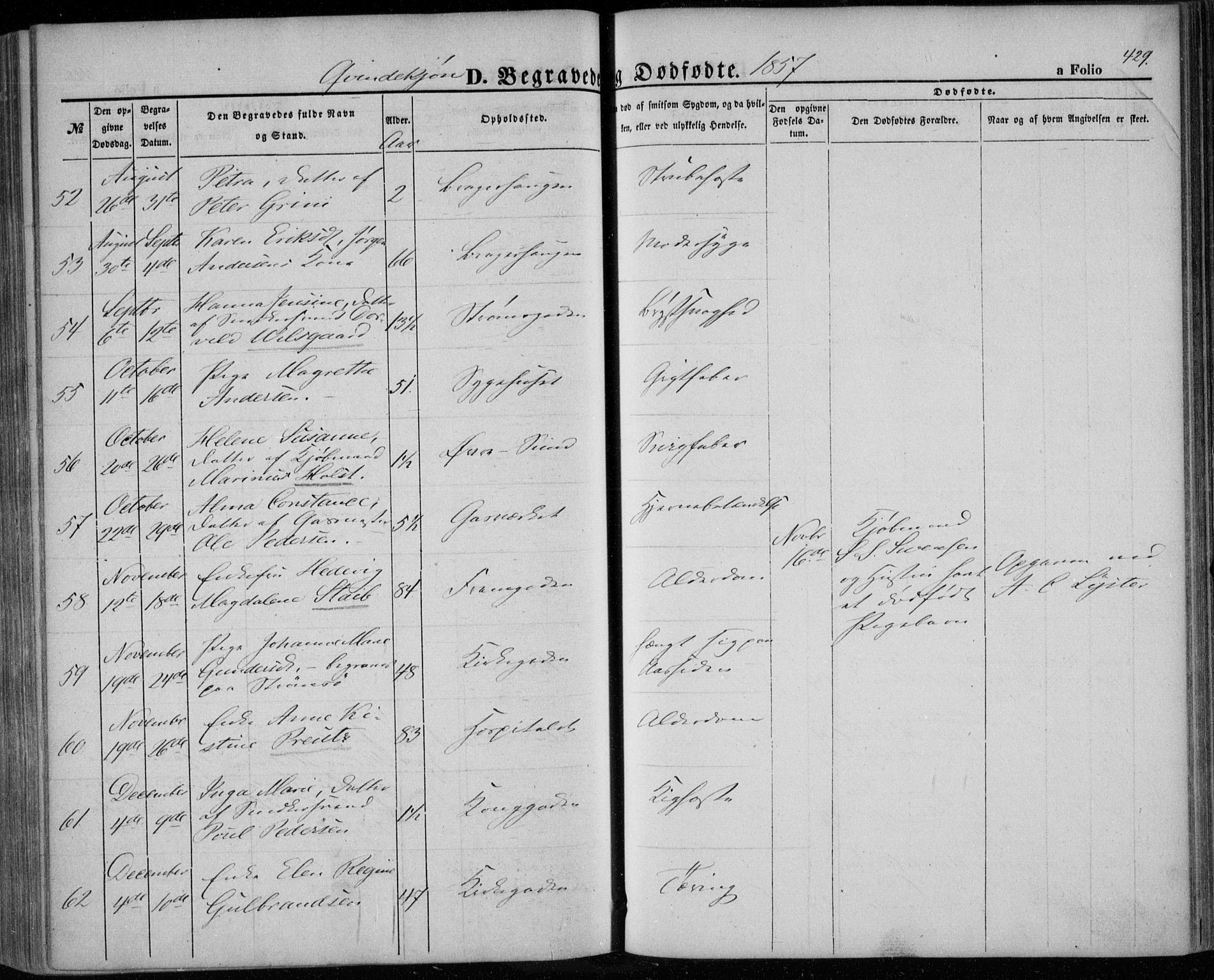 Bragernes kirkebøker, AV/SAKO-A-6/F/Fb/L0002: Parish register (official) no. II 2, 1848-1859, p. 429