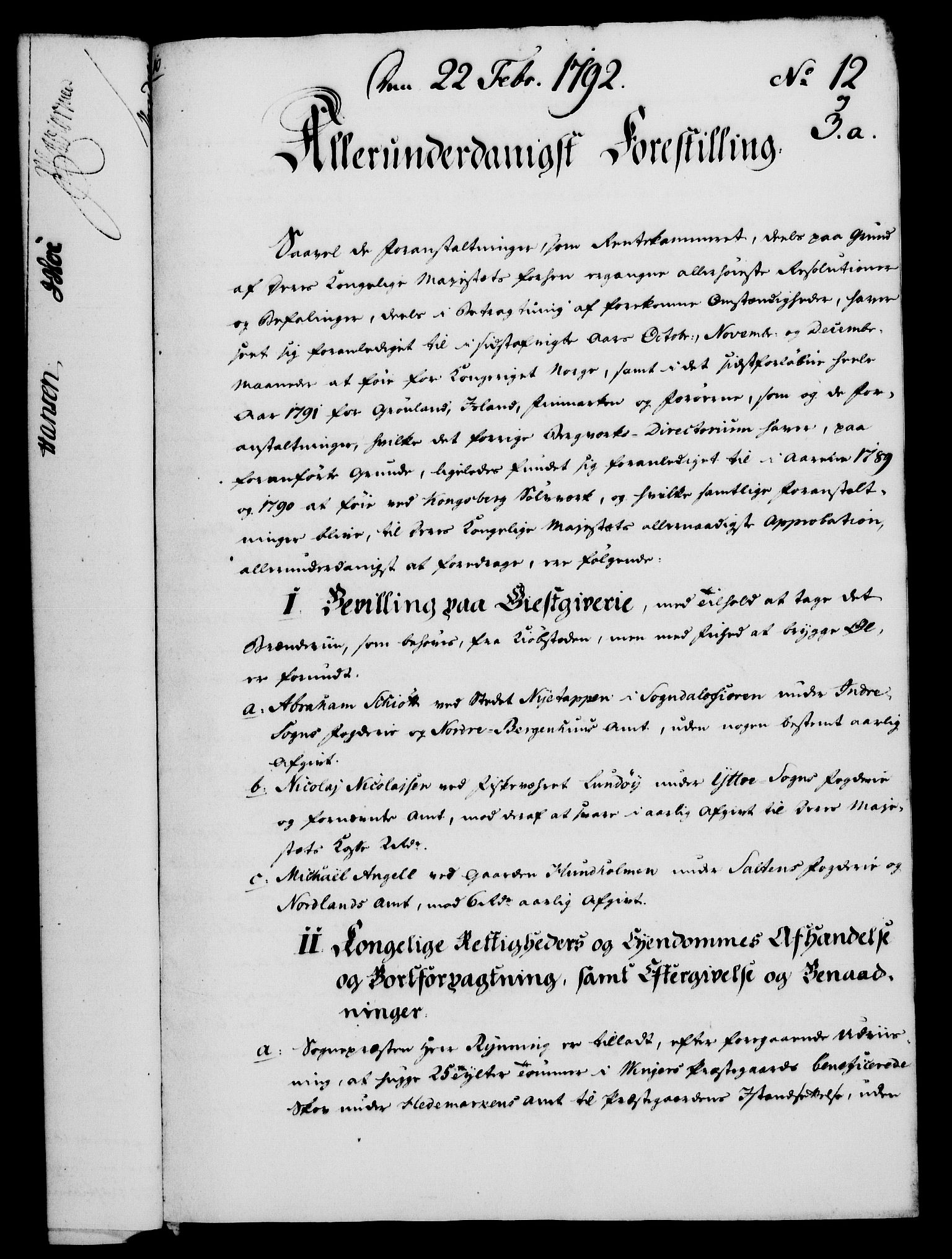 Rentekammeret, Kammerkanselliet, AV/RA-EA-3111/G/Gf/Gfa/L0074: Norsk relasjons- og resolusjonsprotokoll (merket RK 52.74), 1792, p. 72