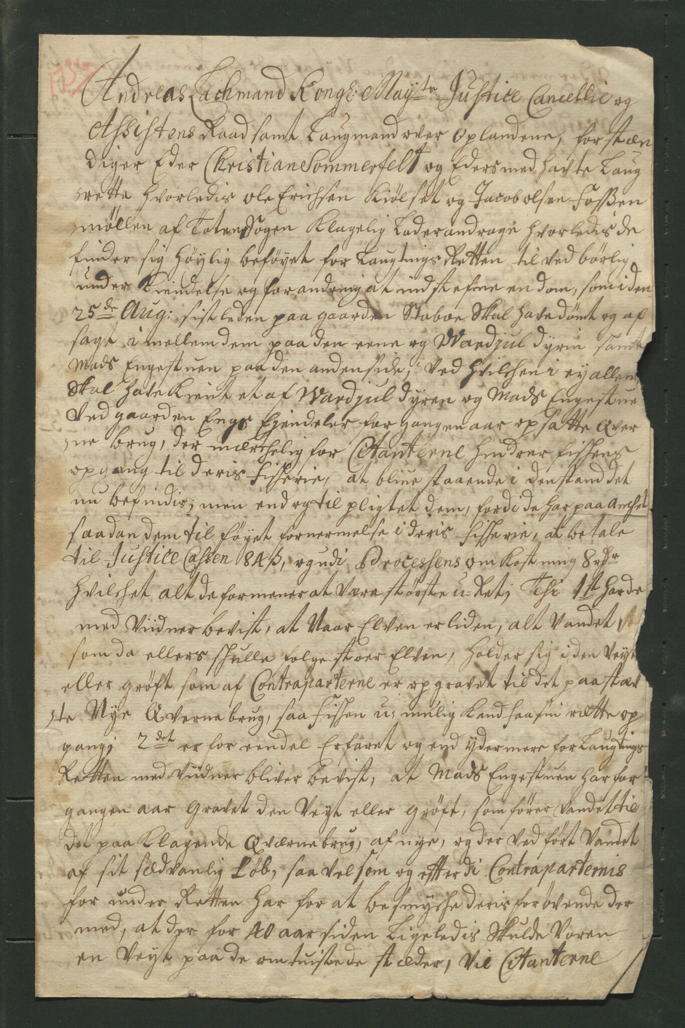 Åker i Vang, Hedmark, og familien Todderud, AV/SAH-ARK-010/J/Jc/L0001: Korrespondanse, 1706-1752, p. 48