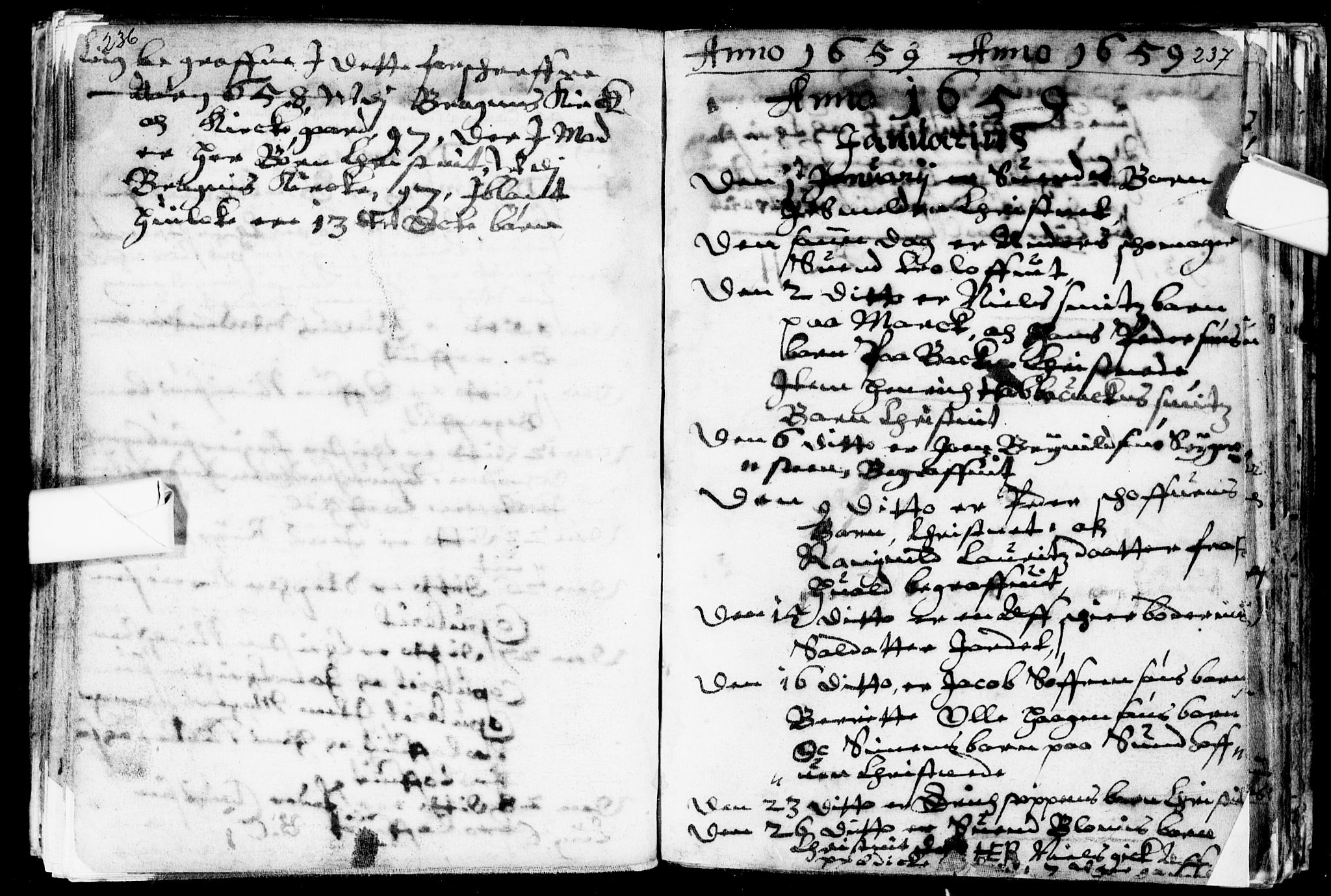 Bragernes kirkebøker, AV/SAKO-A-6/F/Fa/L0001: Parish register (official) no. I 1, 1634-1662, p. 236-237