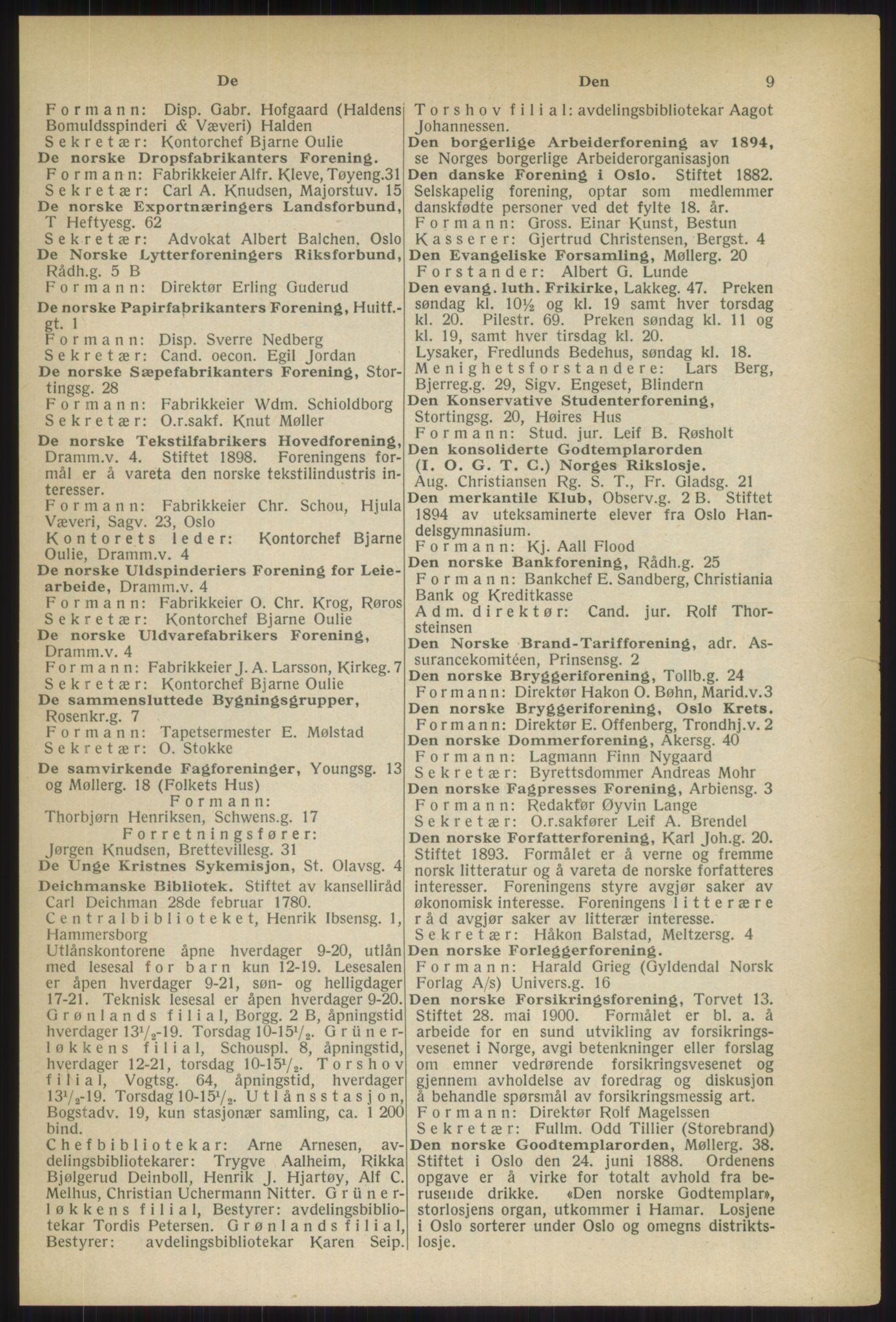 Kristiania/Oslo adressebok, PUBL/-, 1937, p. 9