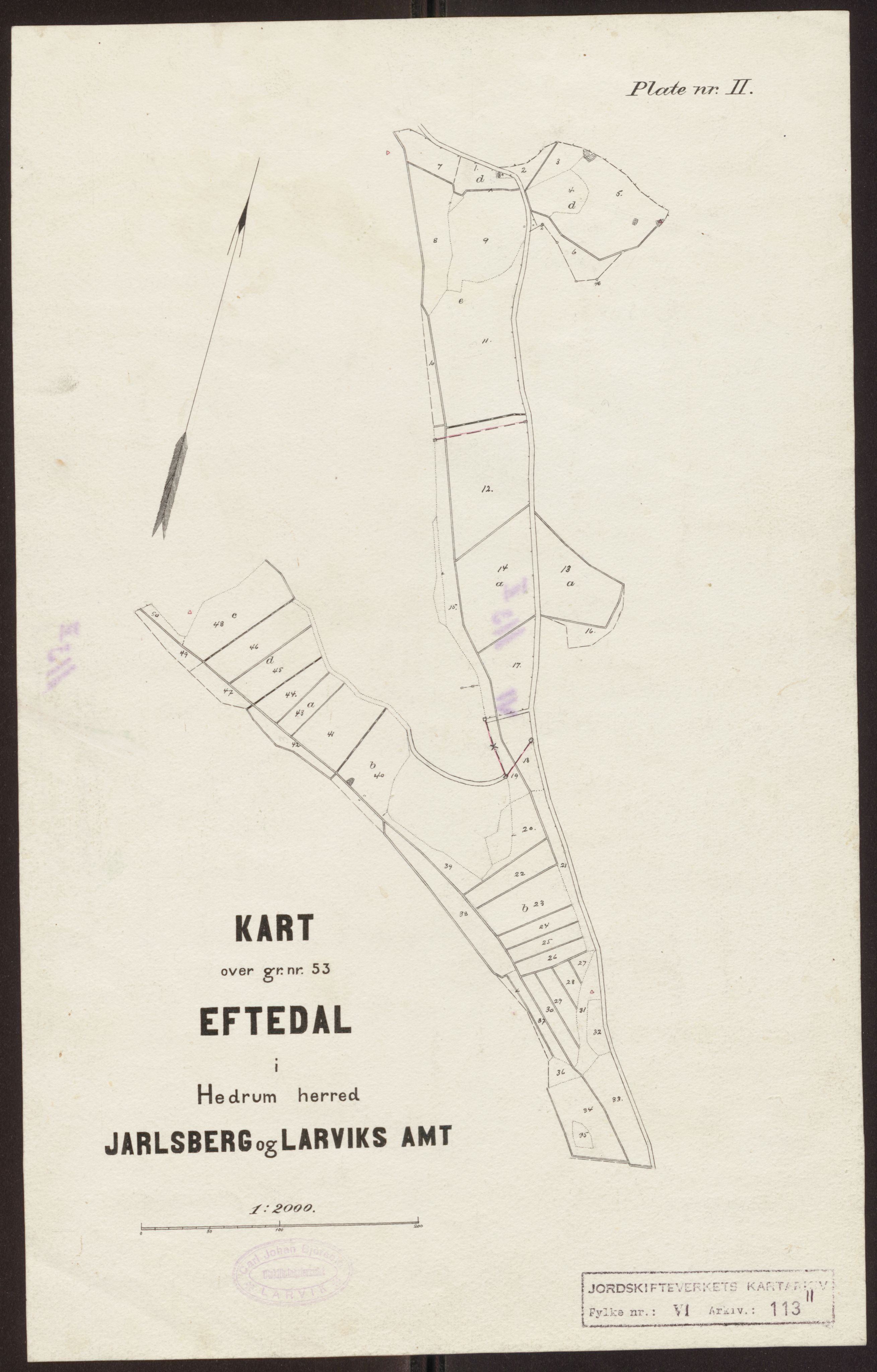 Jordskifteverkets kartarkiv, RA/S-3929/T, 1859-1988, p. 135