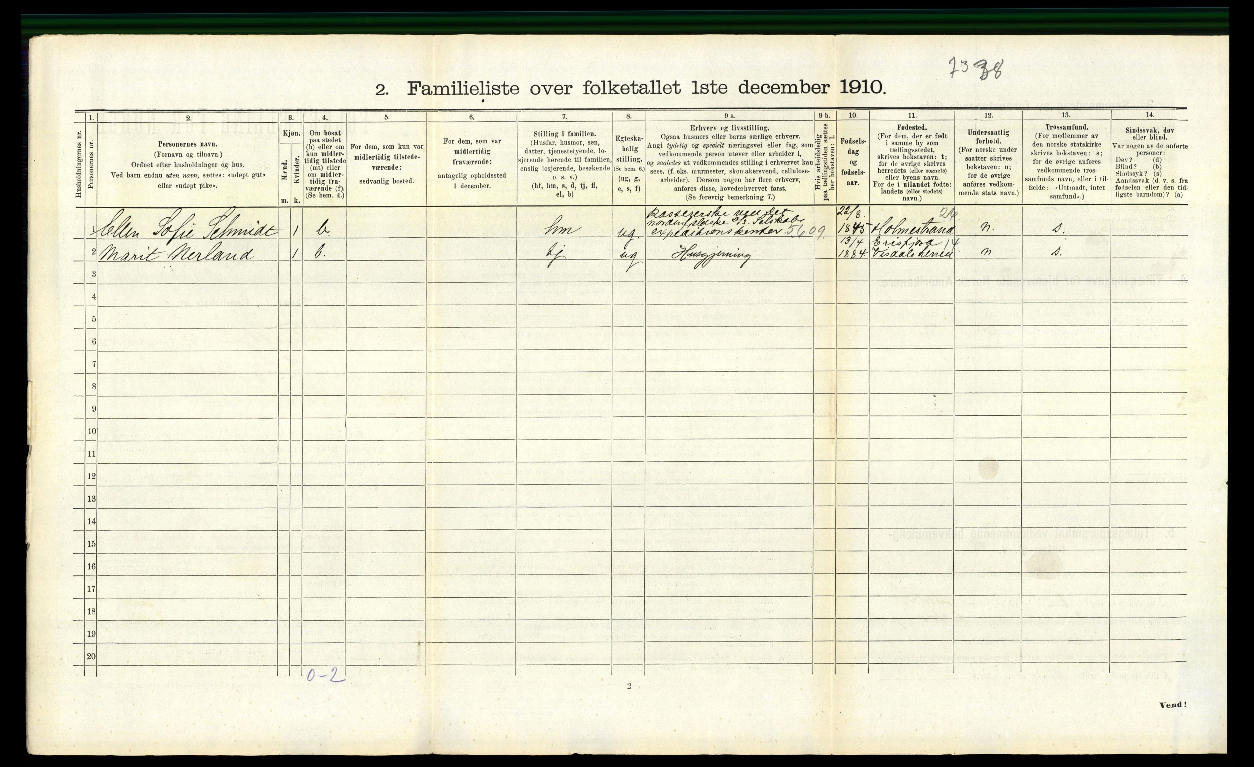 RA, 1910 census for Trondheim, 1910, p. 9034