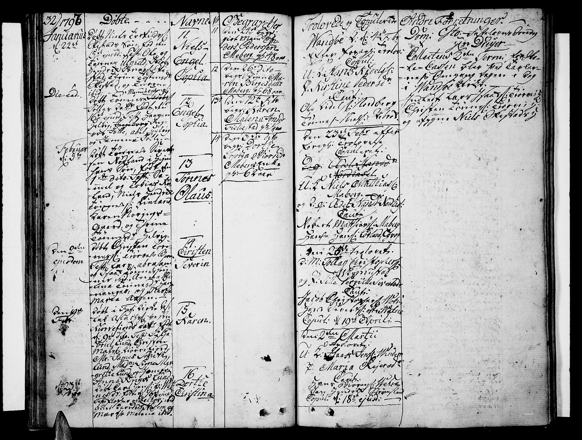 Lista sokneprestkontor, AV/SAK-1111-0027/F/Fa/L0005: Parish register (official) no. A 5, 1795-1823, p. 32