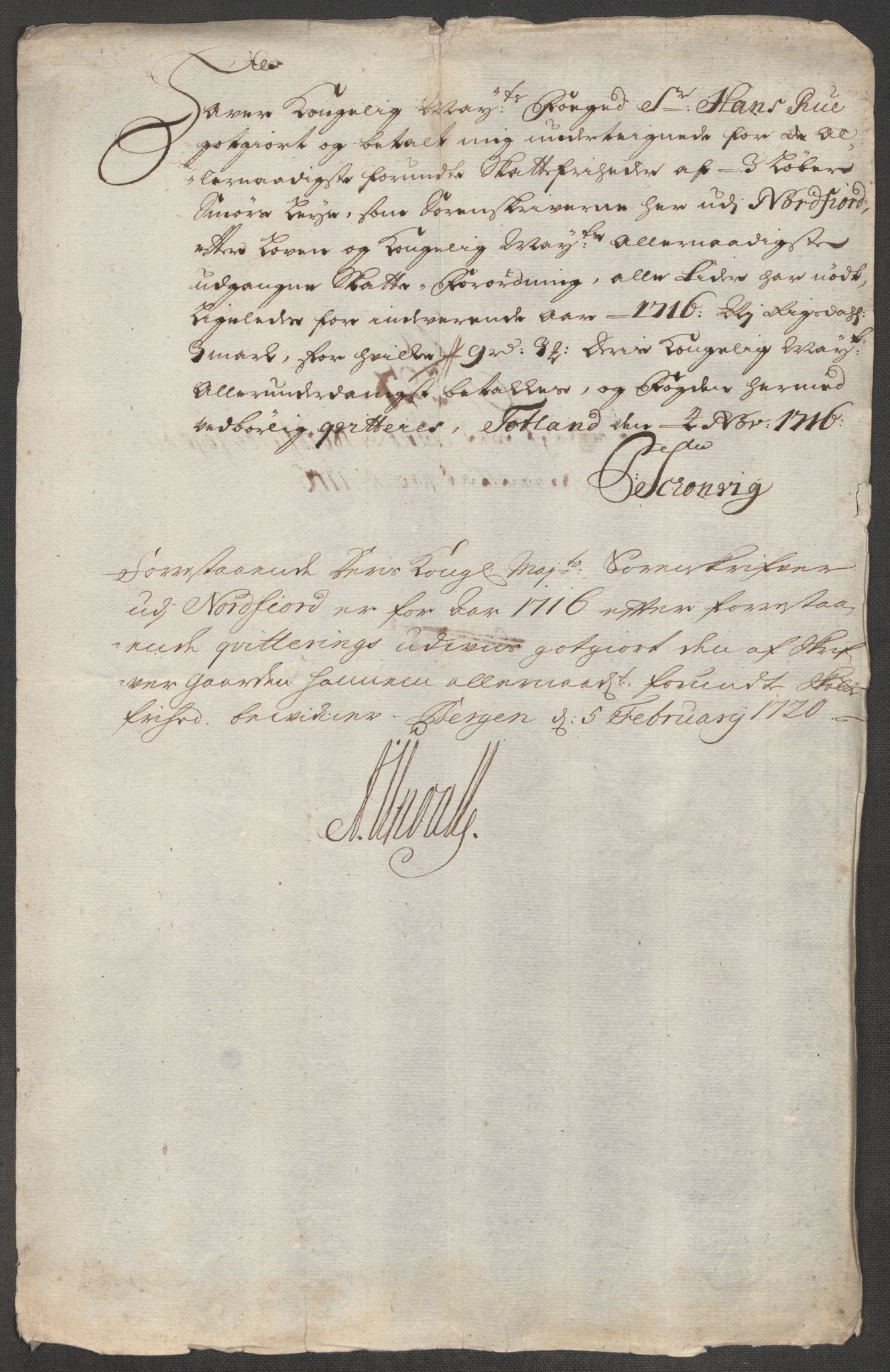 Rentekammeret inntil 1814, Reviderte regnskaper, Fogderegnskap, AV/RA-EA-4092/R53/L3440: Fogderegnskap Sunn- og Nordfjord, 1716, p. 173