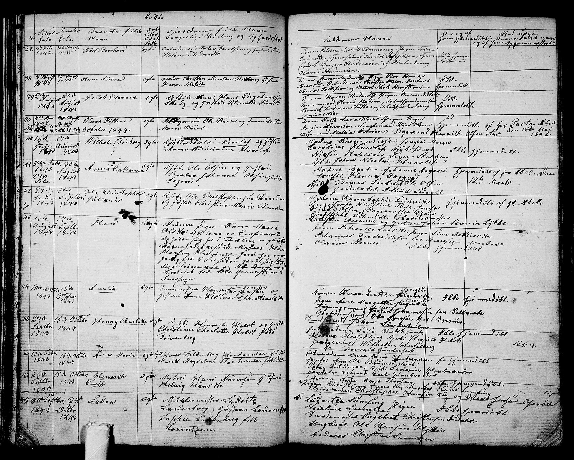 Tønsberg kirkebøker, AV/SAKO-A-330/G/Ga/L0002: Parish register (copy) no. 2, 1827-1854