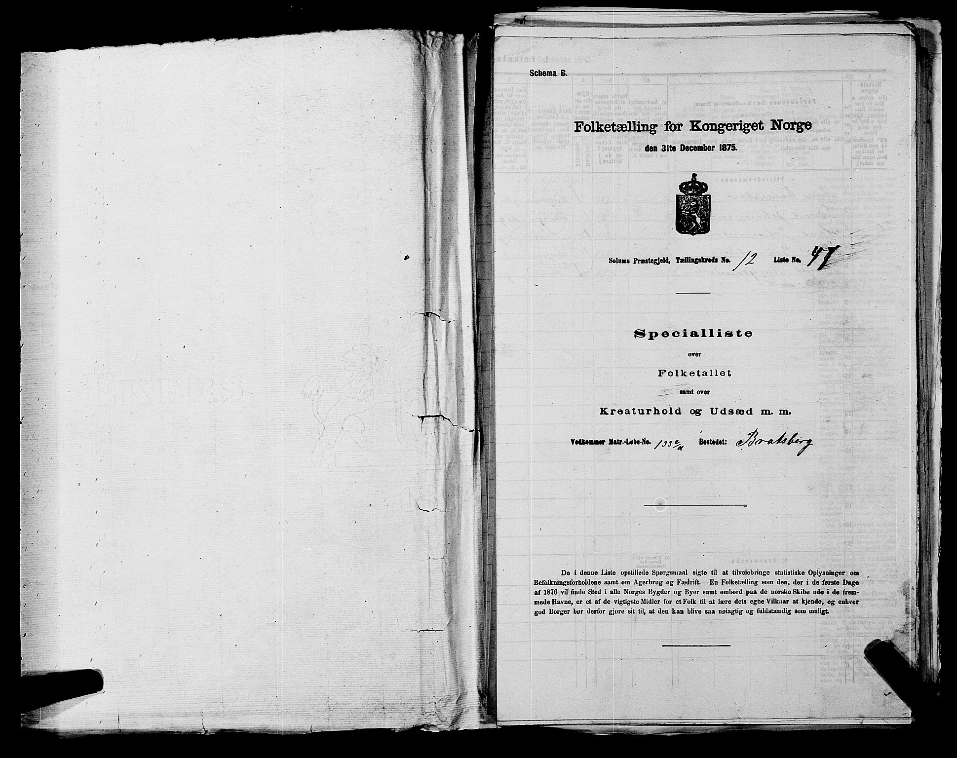 SAKO, 1875 census for 0818P Solum, 1875, p. 1784