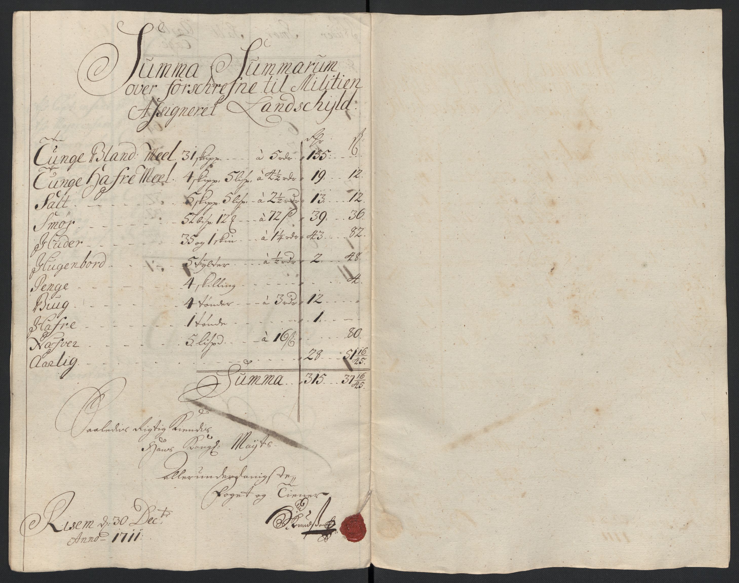 Rentekammeret inntil 1814, Reviderte regnskaper, Fogderegnskap, RA/EA-4092/R04/L0136: Fogderegnskap Moss, Onsøy, Tune, Veme og Åbygge, 1711, p. 36