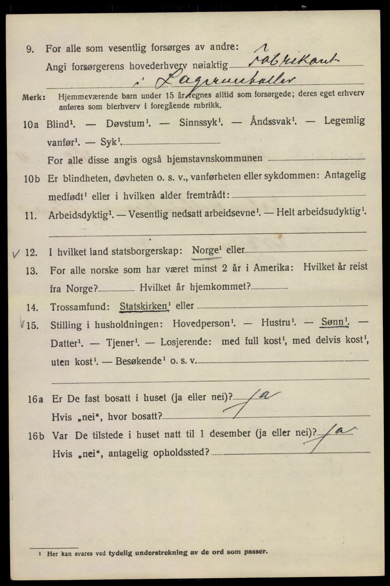 SAO, 1920 census for Kristiania, 1920, p. 273838