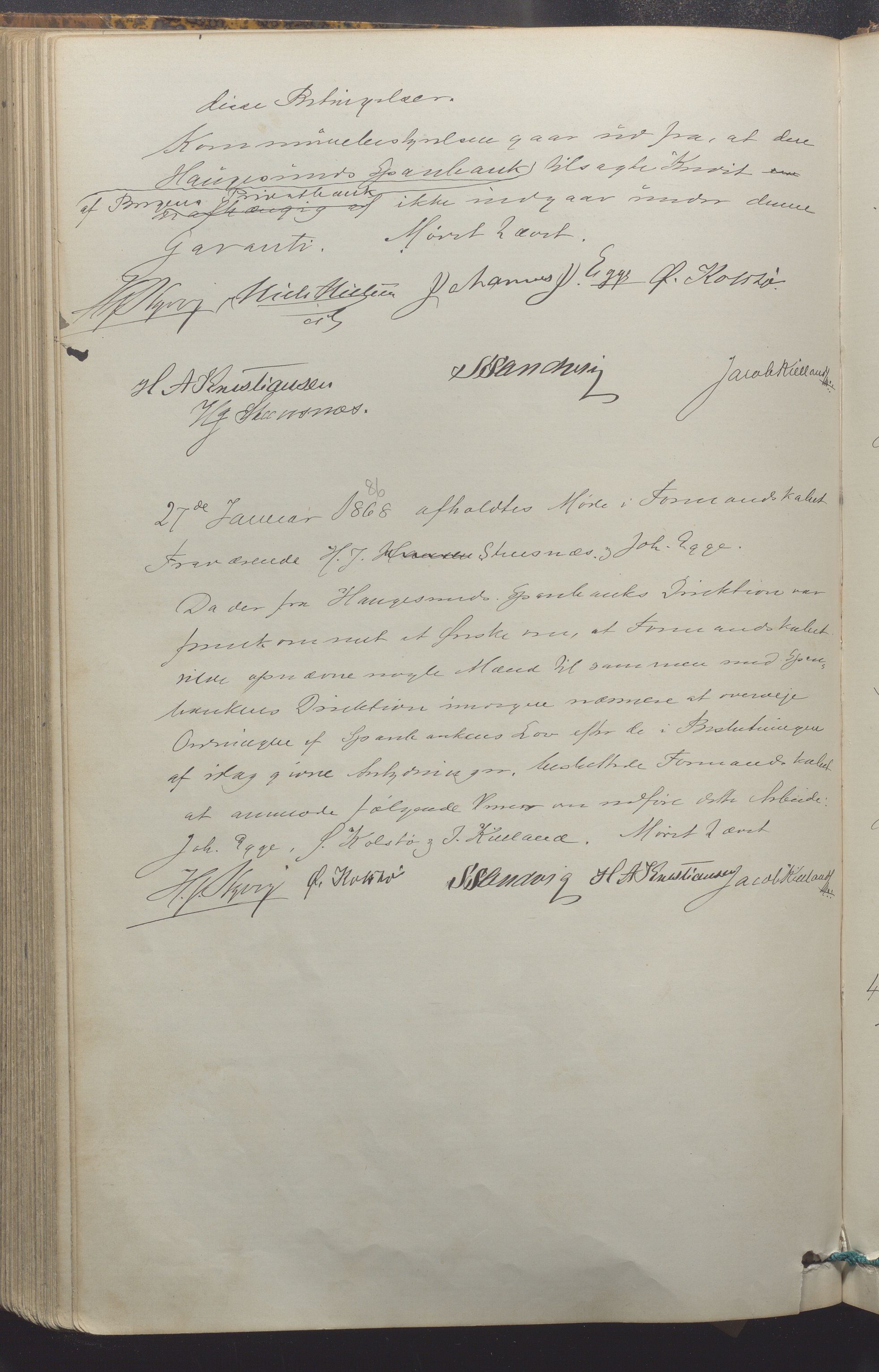 Haugesund kommune - Formannskapet, IKAR/X-0001/A/L0004: Møtebok, 1878-1887, p. 152b