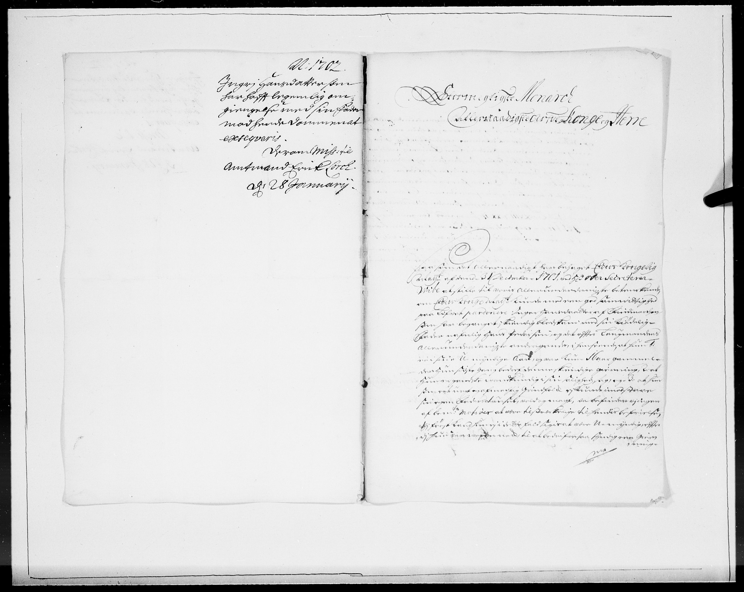 Danske Kanselli 1572-1799, AV/RA-EA-3023/F/Fc/Fcc/Fcca/L0053: Norske innlegg 1572-1799, 1702, p. 19